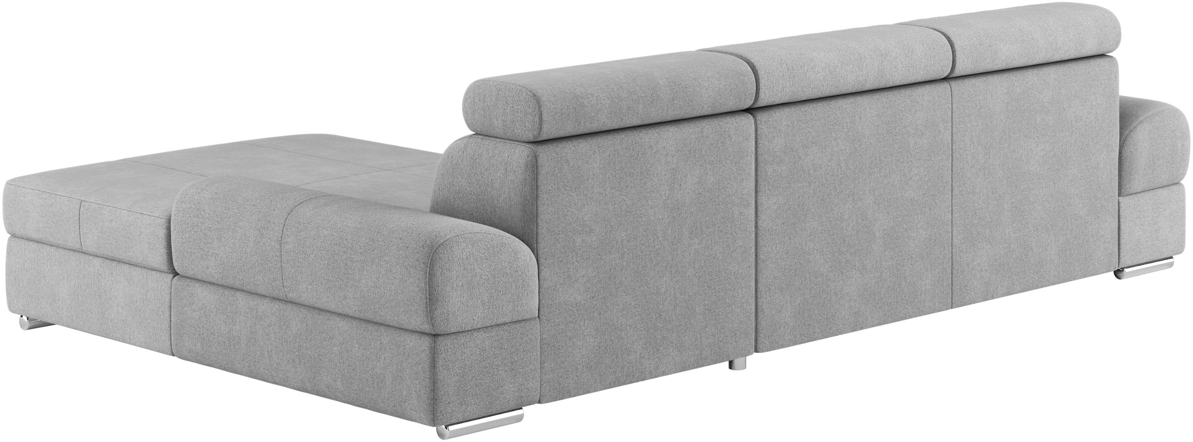 sit&more Ecksofa »Broadway L-Form«, inklusive Kopfteilverstellung, wahlweise mit Bettfunktion
