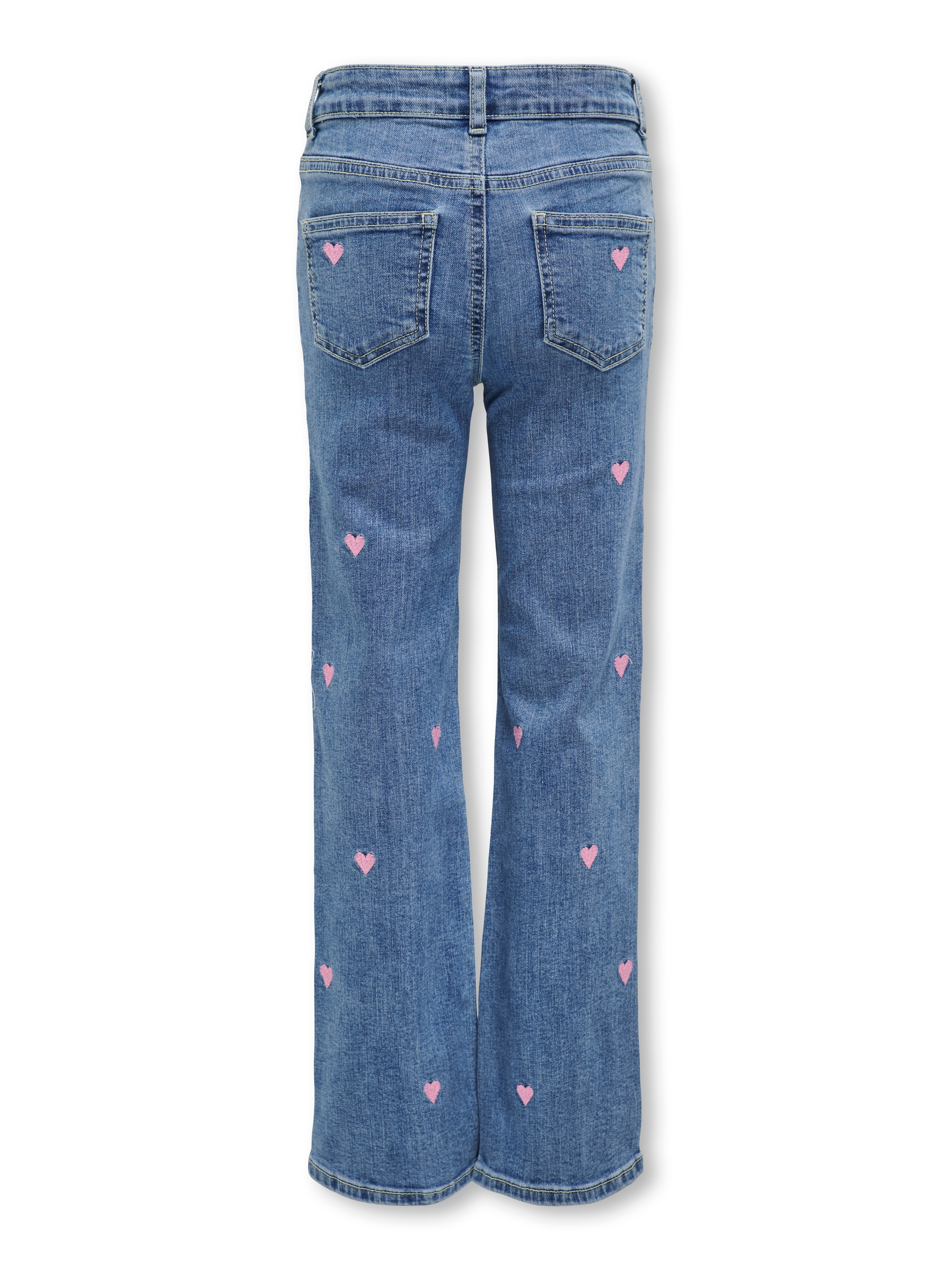 KIDS ONLY Weite Jeans »KOGJUICY WIDE LEG HEART EMB DNM JEANS«