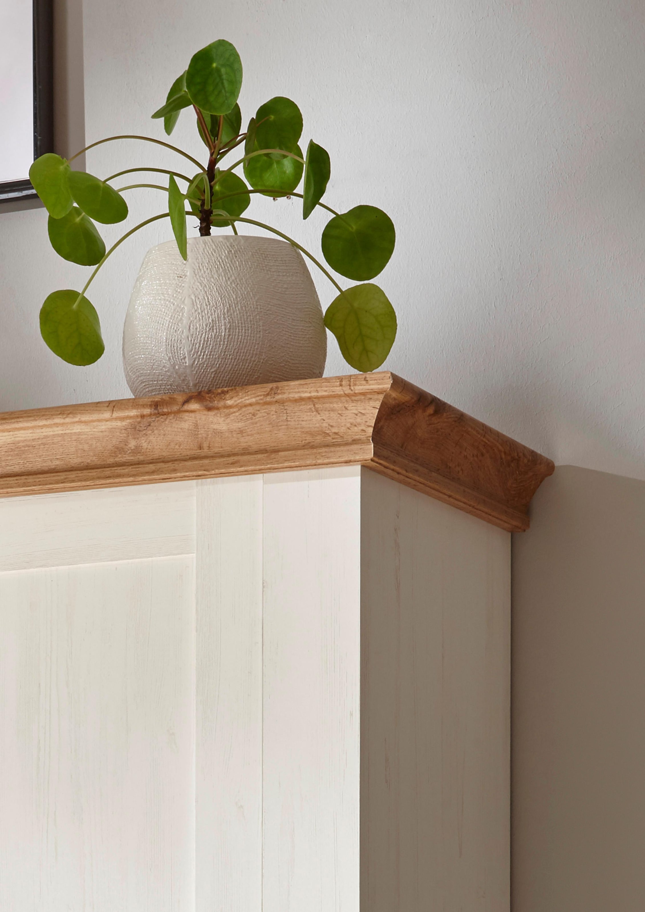 Home affaire Wohnwand »Cremona, Anbauwand im Landhausstil, Komplettset, Wohnzimmer-Set«
