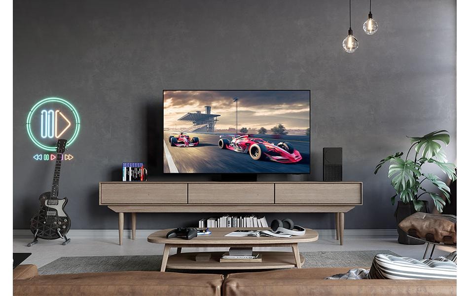 Samsung QLED-Fernseher »QE77S95D ATXZU 77«, 4K Ultra HD