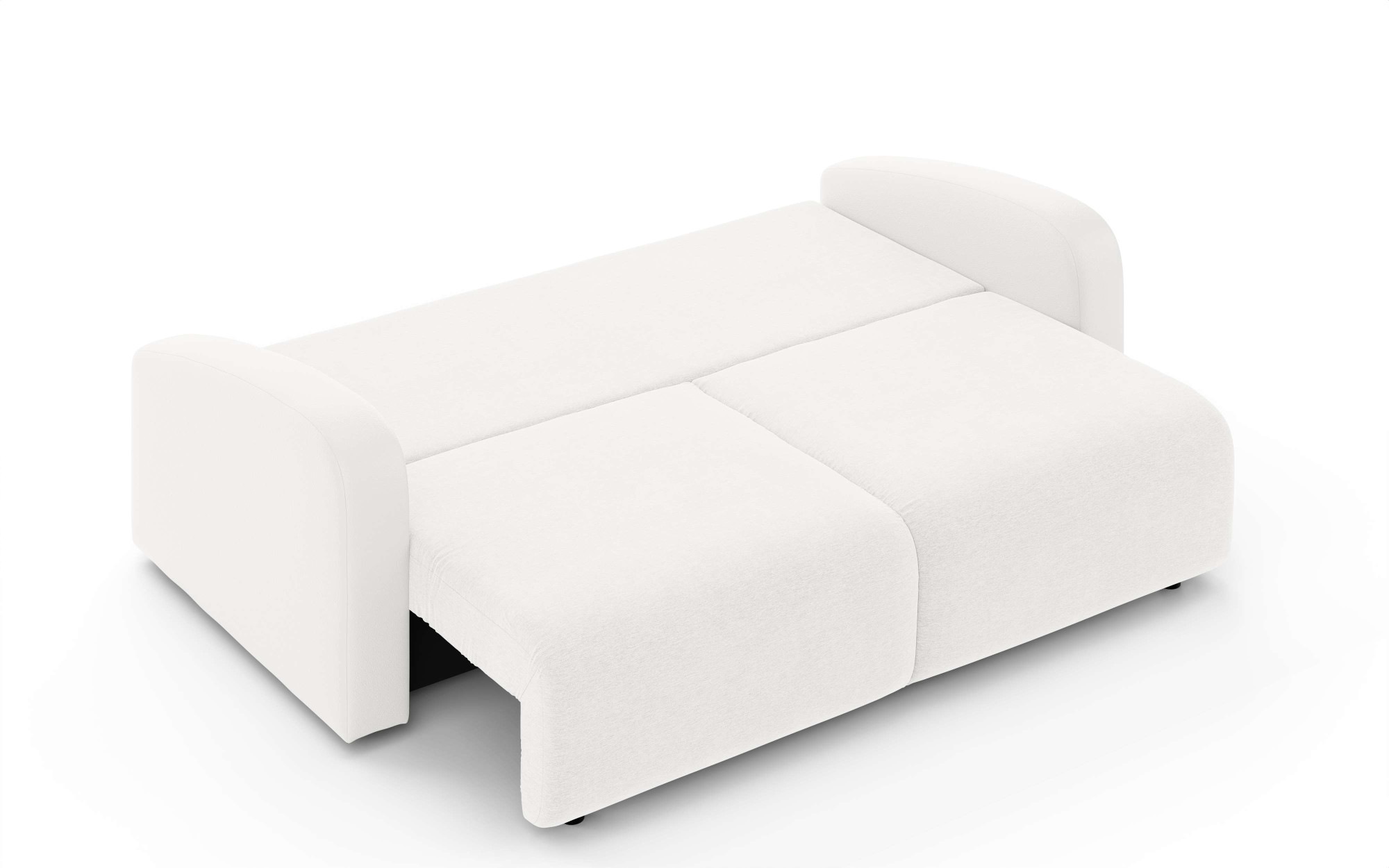 INOSIGN 3-Sitzer »JIGGS wahlweise Schlafsofa mit Bettkasten, Masse B/H/T: 228/96/110 cm«, Sofa mit Wellenunterfederung, enthält 2 Rückenkissen und 2 Zierkissen