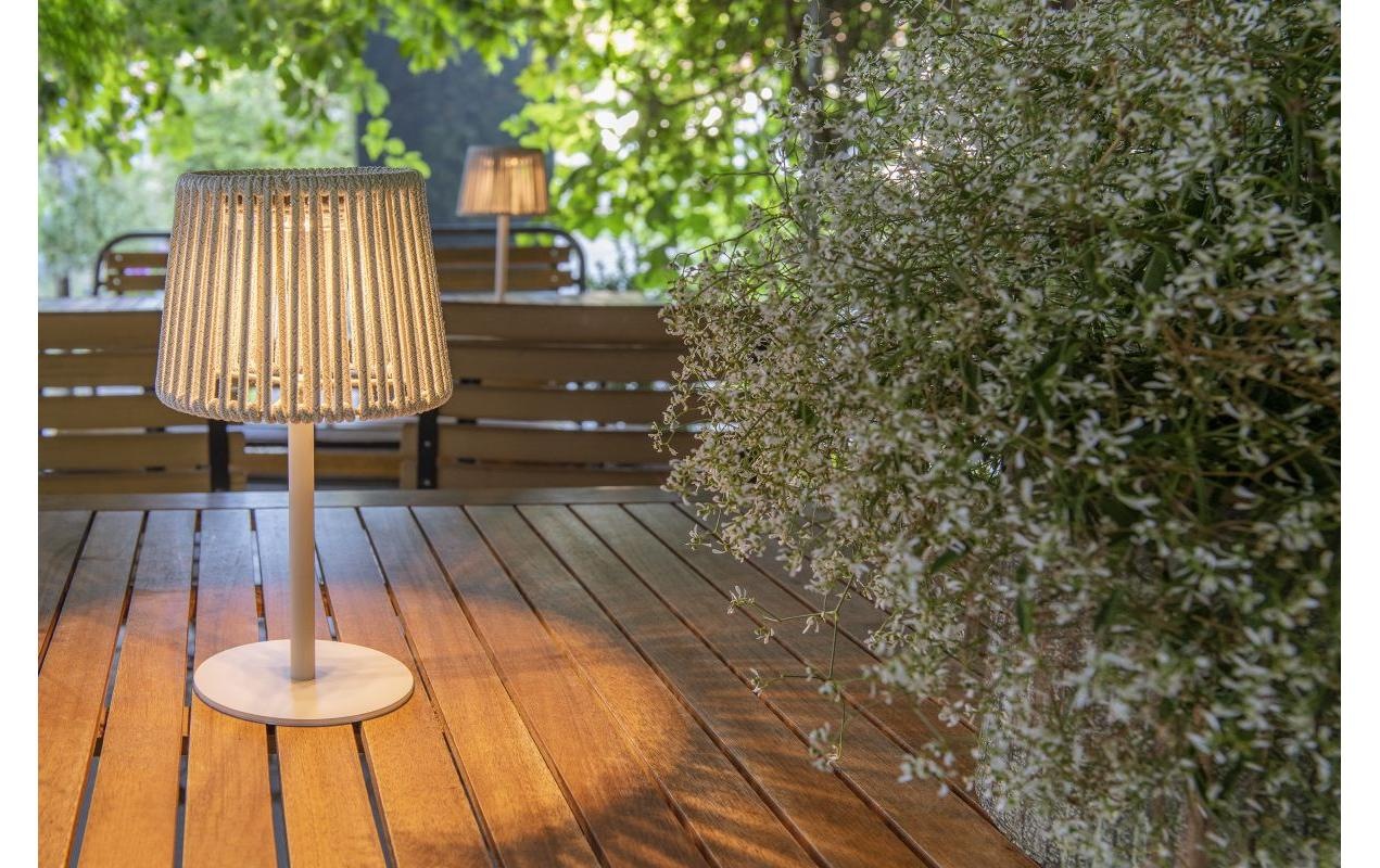 STT Lampe de table »Lino« blanc chaud
