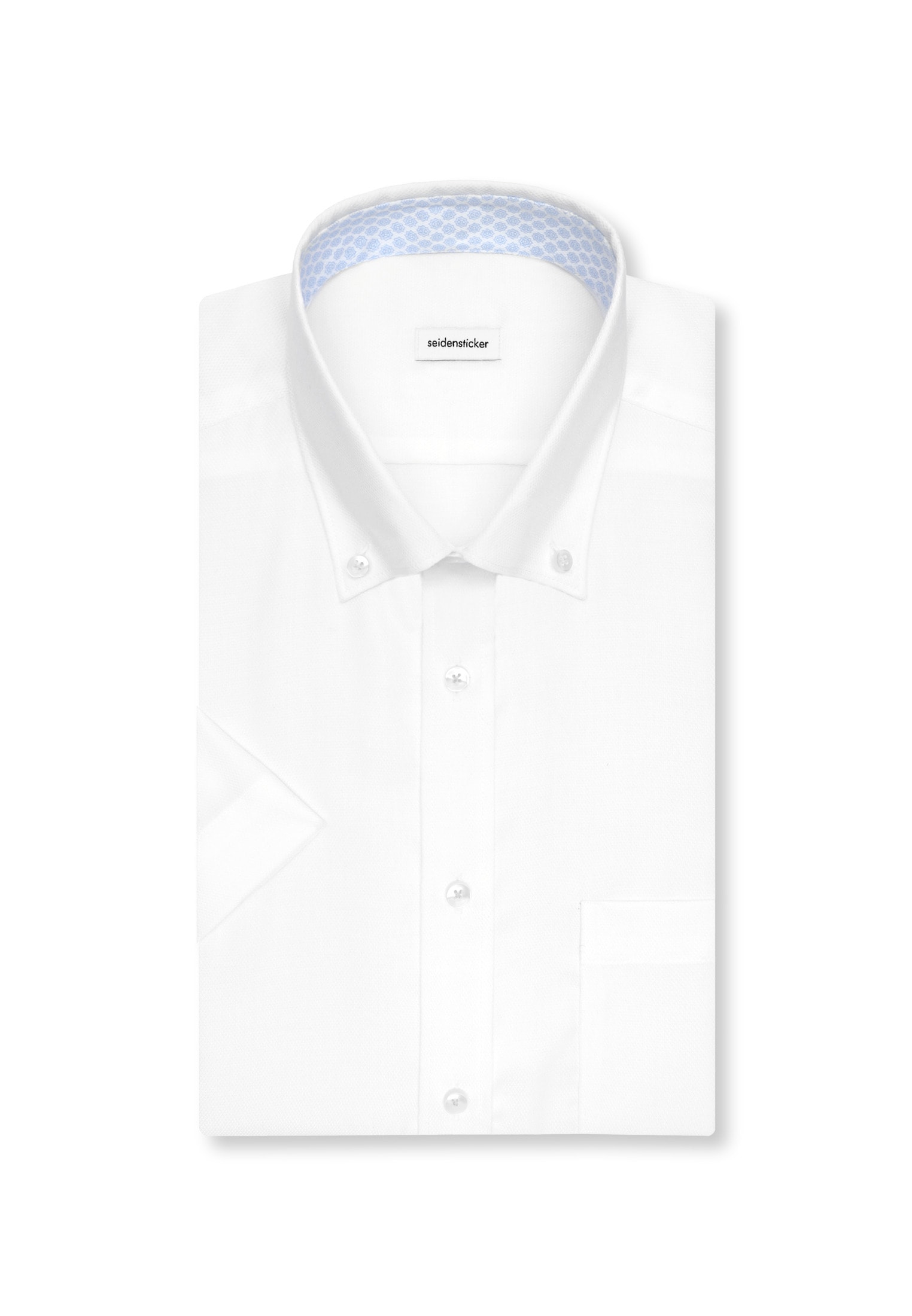 seidensticker Businesshemd »Schwarze Rose« Comfort 1/2 Button-Down-Kragen Struktur
