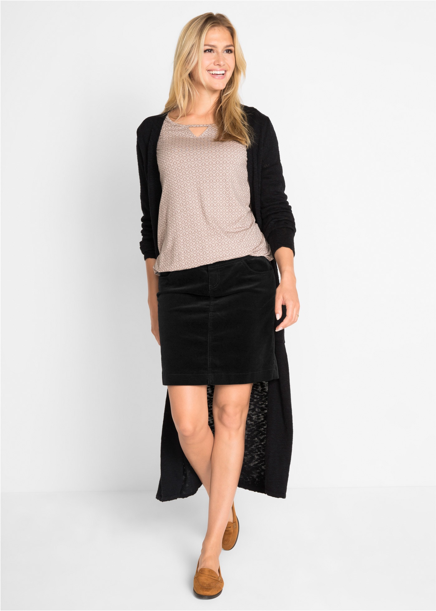 bonprix Cordrock »Stretch-Cordrock« Stretch-Cordrock