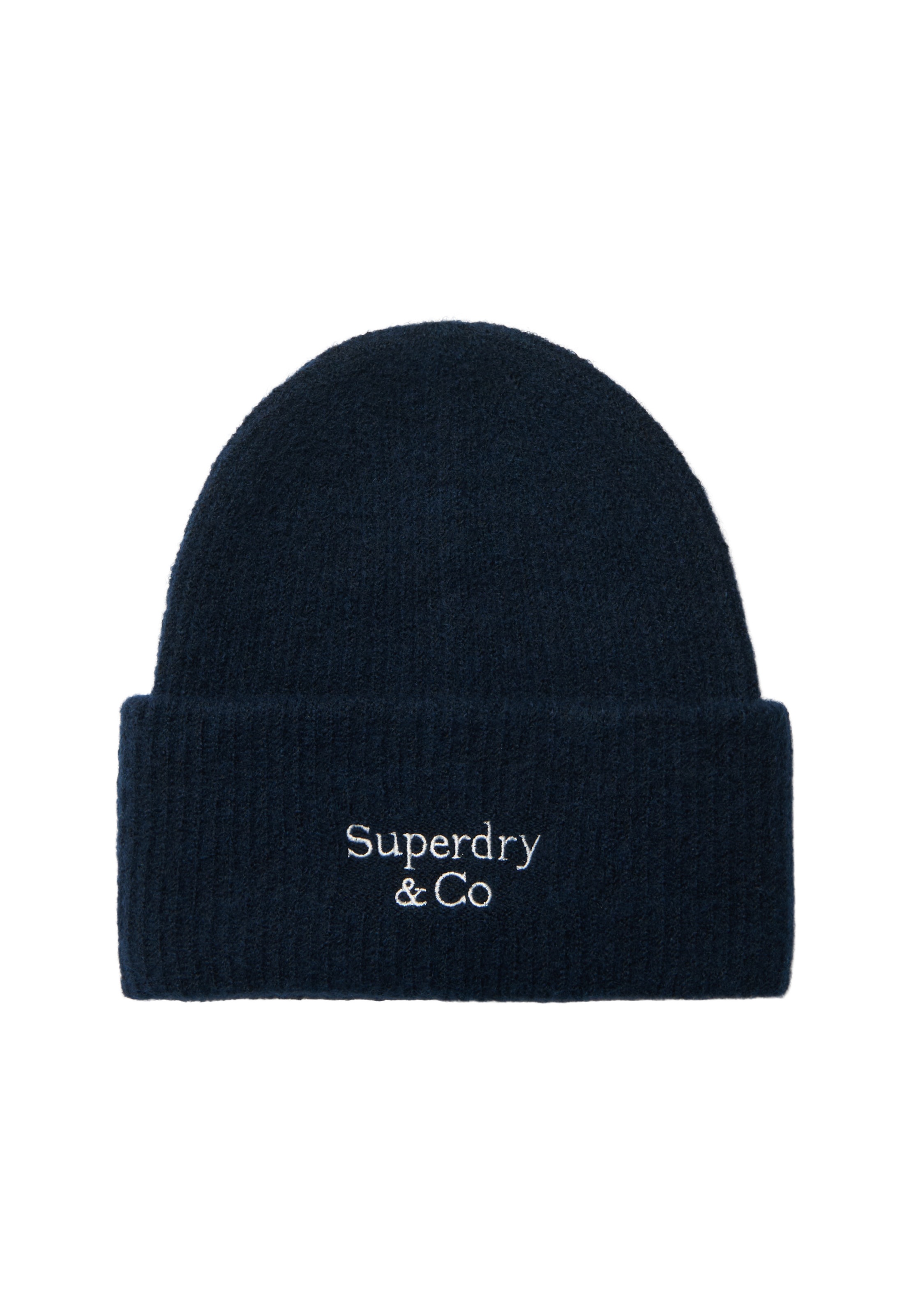 Superdry Strickmütze »HERITAGE RIB KNIT BEANIE HAT« Materialmix, regular fit