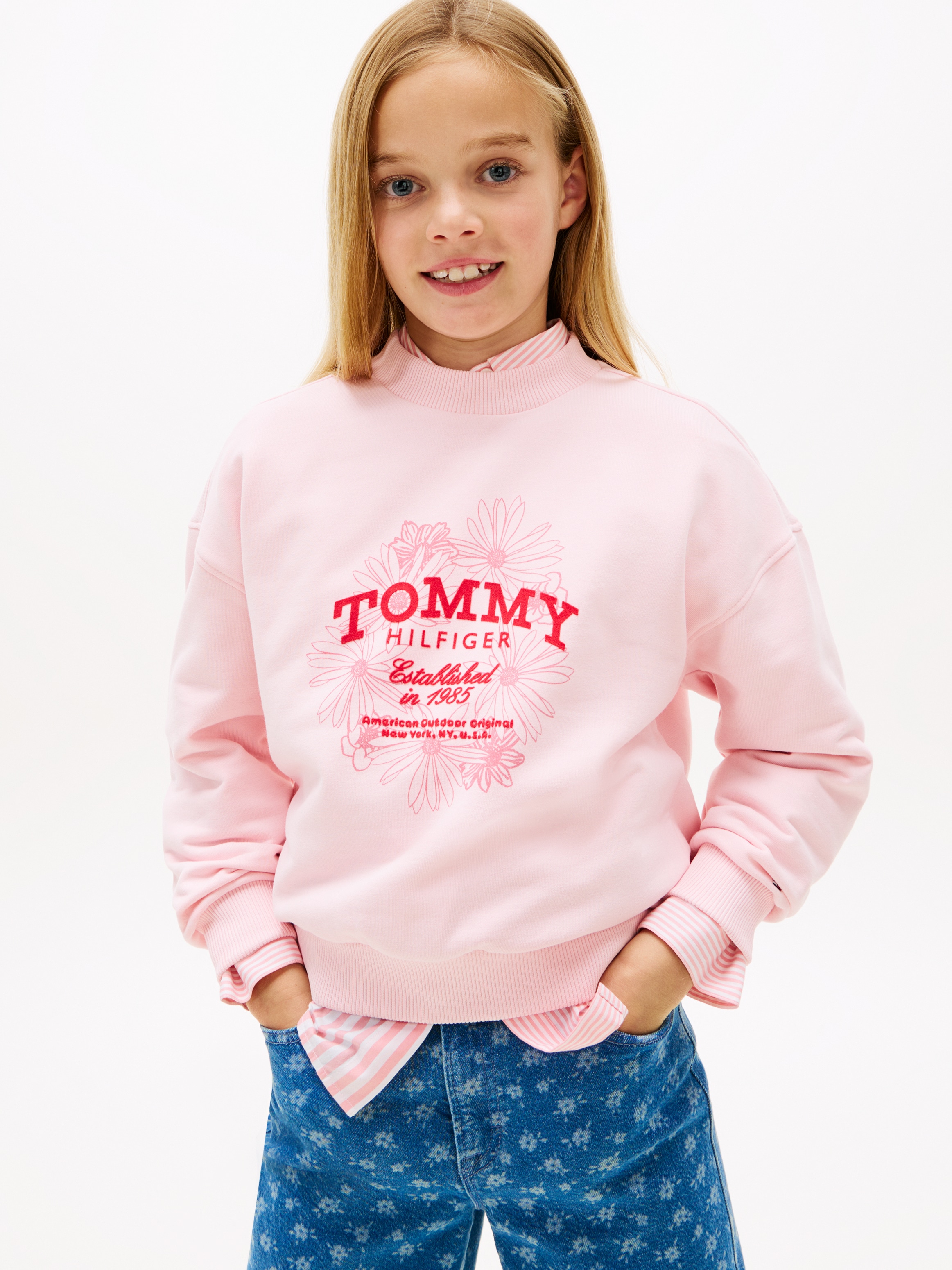 Tommy Hilfiger Sweatshirt , Regular fit, Kinder bis 16 Jahre
