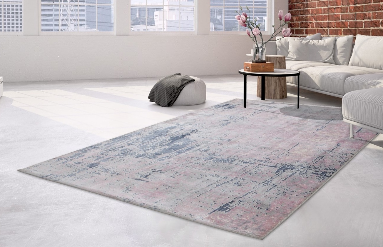 Image of Arte Espina Teppich "Ocean 400" rechteckig 23 mm Höhe Angenehm flauschige Haptik, handgefertigte Unikate, pflegeleicht