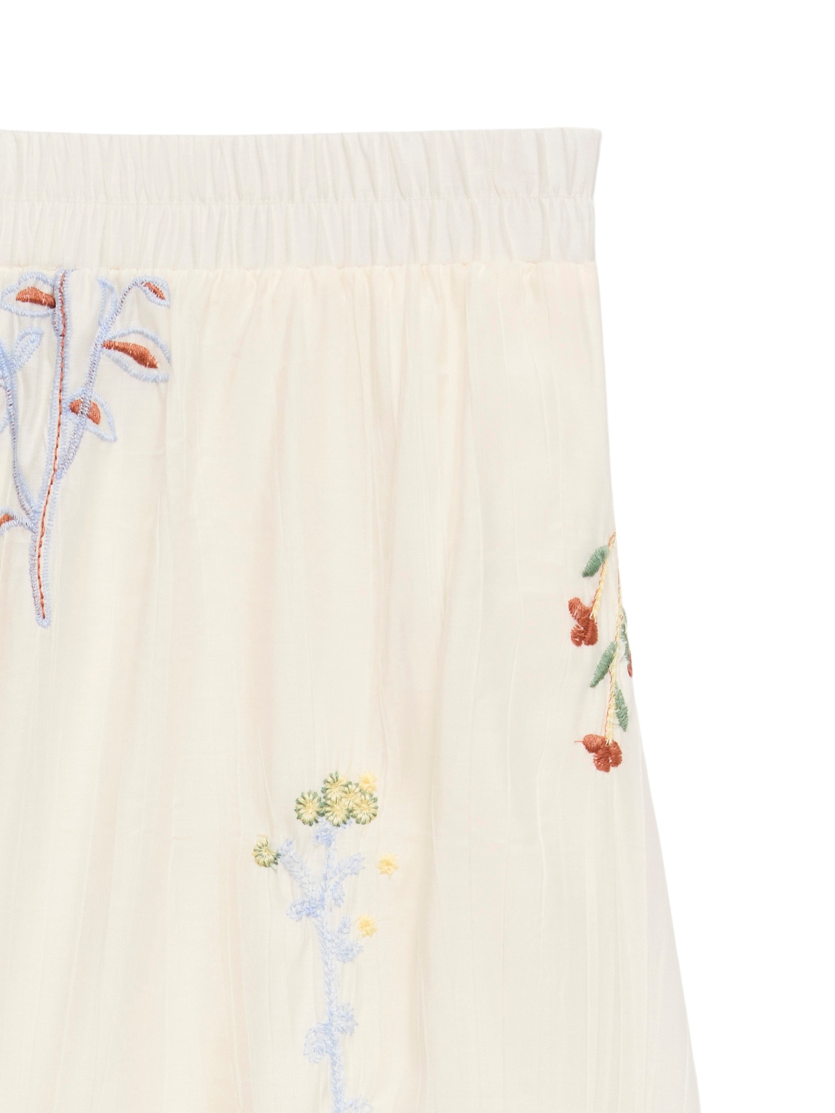 Vero Moda Sommerrock »VMLINA HW 7/8 EMB SKIRT WVN« Viskosemischung, normal geschnitten, mit Stickerei