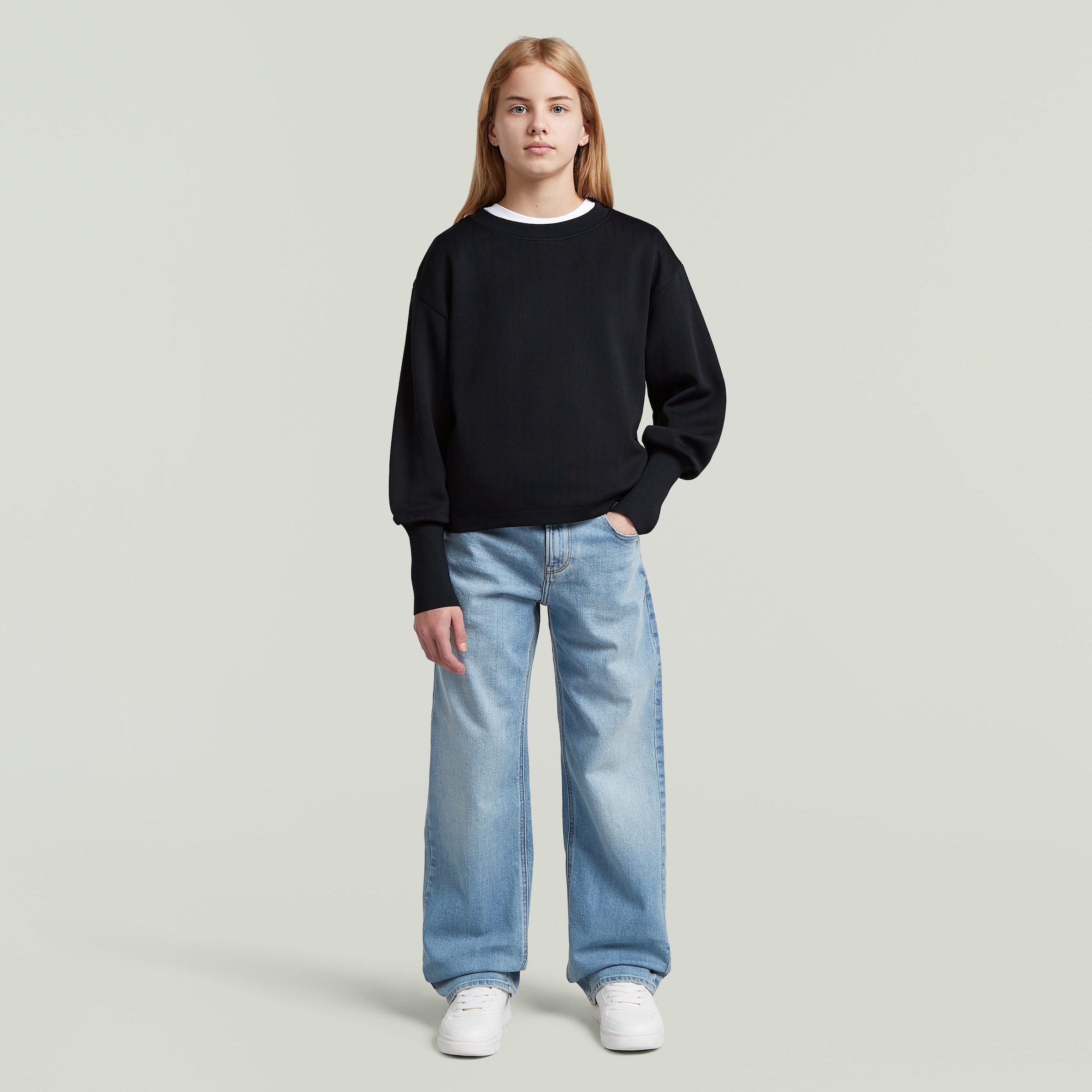 G-STAR Loose-fit-Jeans »KIDS, JUDEE LOOSE G« mit regulärem Bund, Baumwoll-Denim