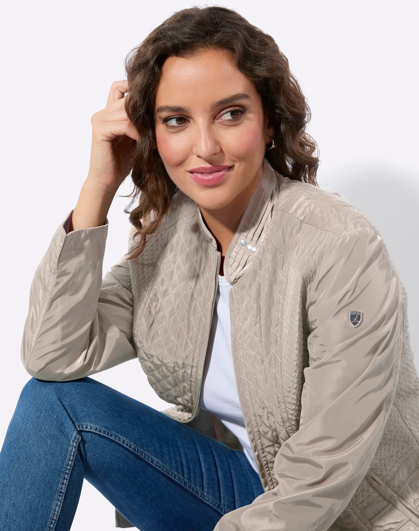Casual Looks Steppjacke ohne Kapuze