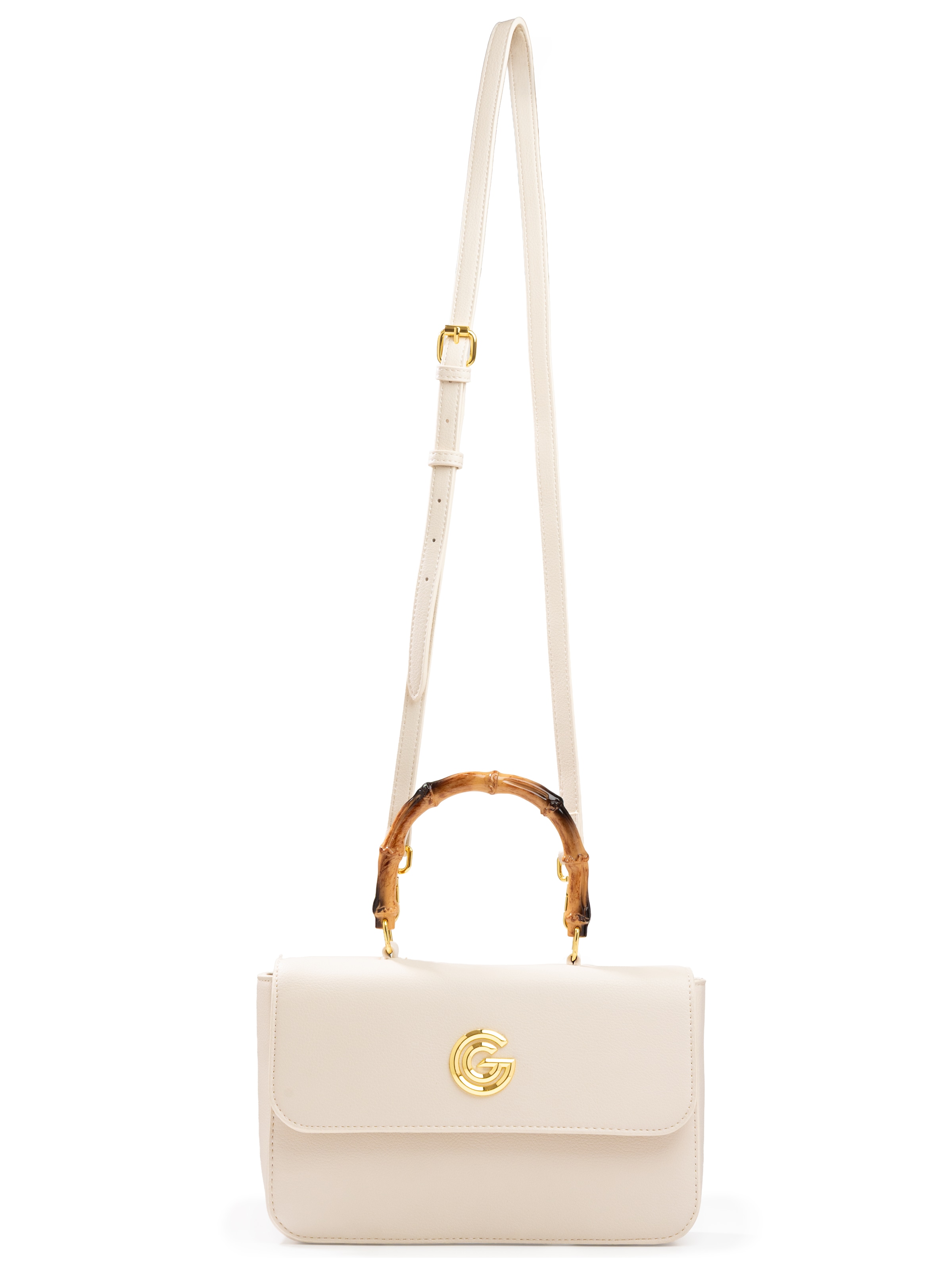 GABRIELLA G By Gabriella Gucci Handtasche »AGATHA« Damen Henkeltasche, Schultertasche, Umhängetasche mit Logoapplikation