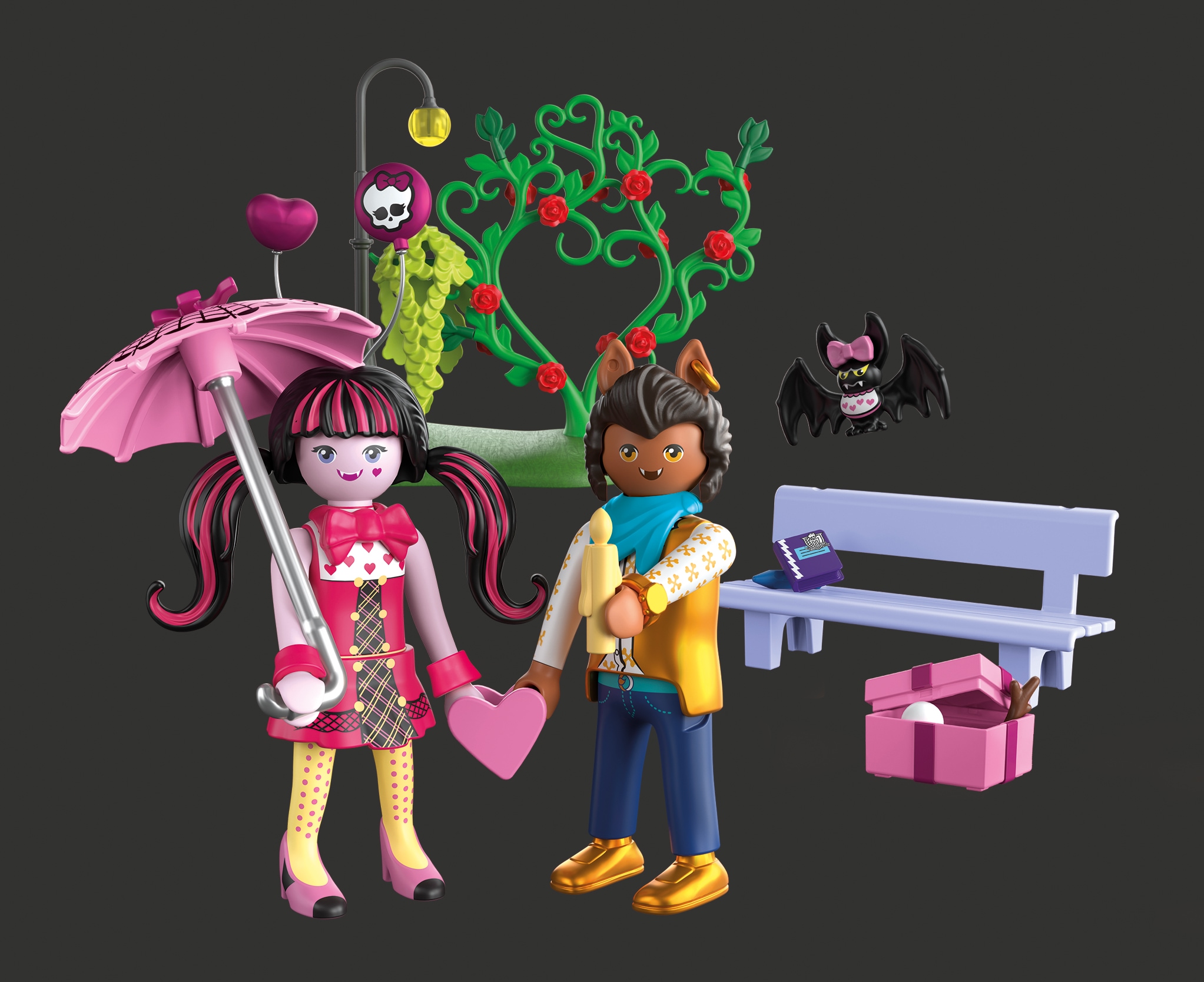 Playmobil® Jeu de construction »Valentinstagsdate (72043), Monster High™« figurine de jeu