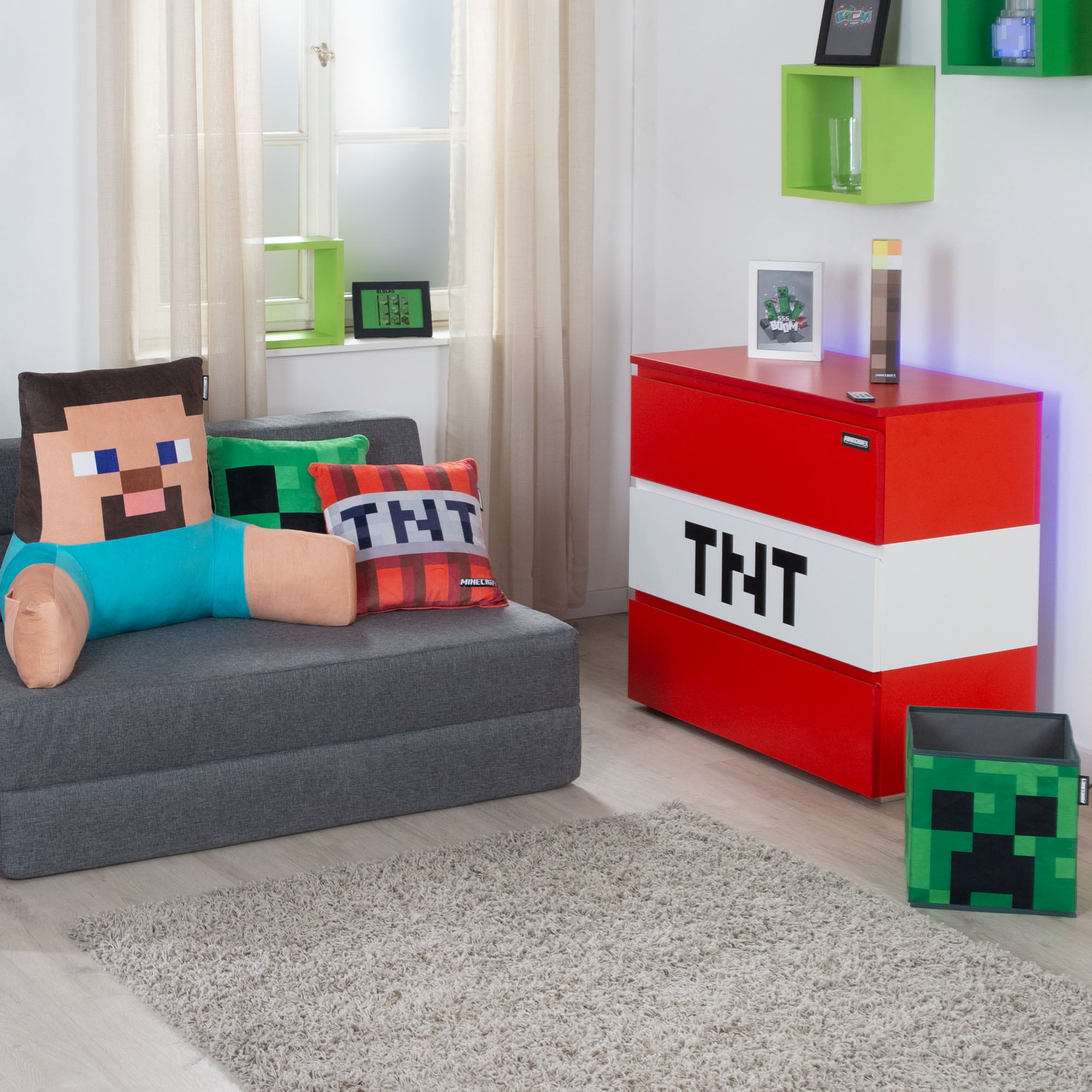 Phoenix Kommode »Minecraft TNT Kommode« inkl Beleuchtung