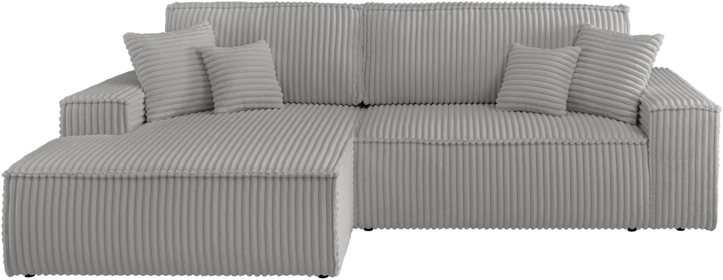 GOODproduct Ecksofa »FINNLEY, Schlafsofa 257 cm - OTTO. Verlässliche Qualität.« verfügbar in den Stoffqualitäten Bouclé, Struktur fein und Mega Cord