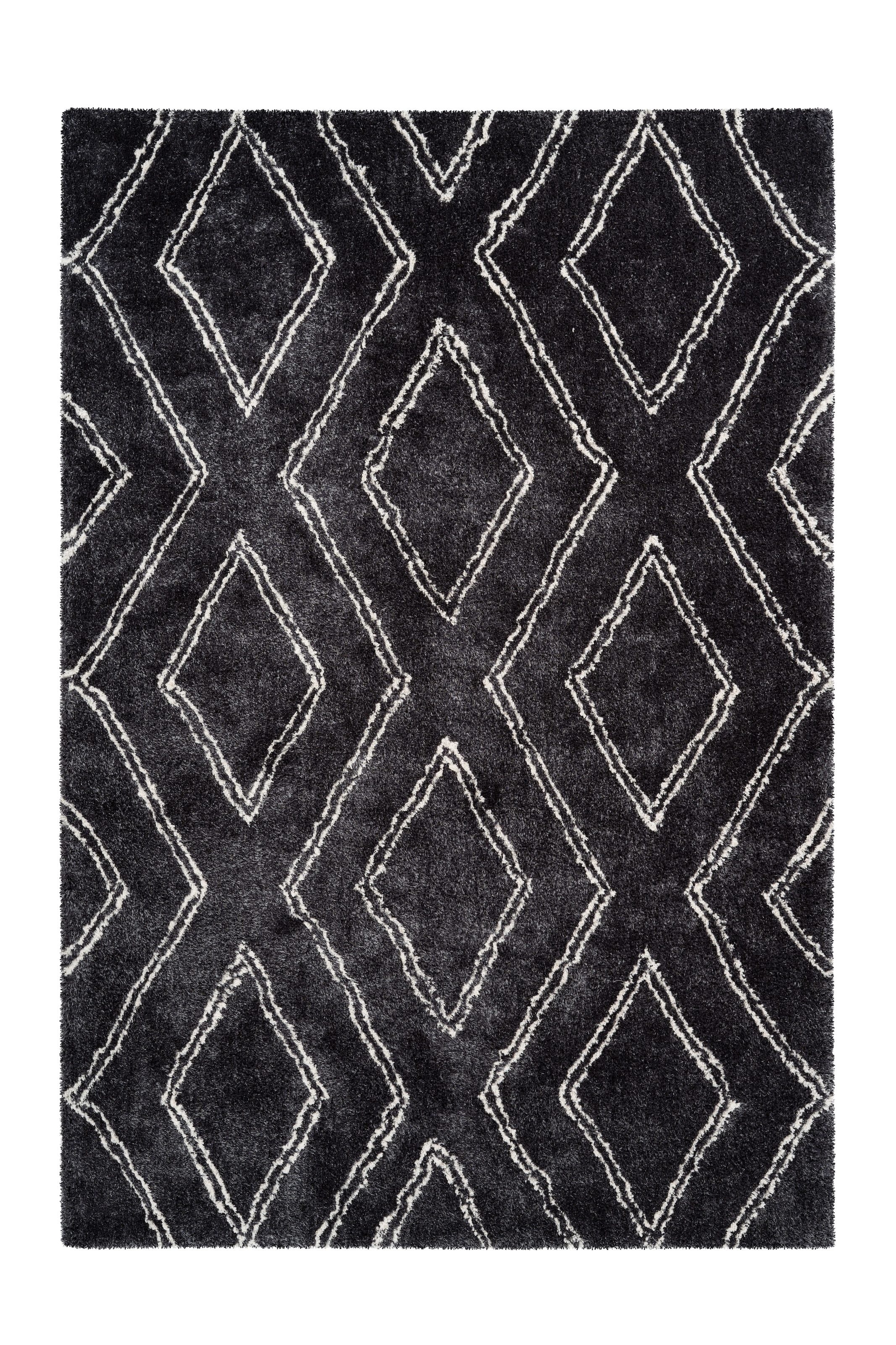 me gusta Teppich »Orlando 225« rechteckig 27 mm Höhe Weicher Hochflorteppich, dezent gestaltet ,Fussbodenheizung geeignet