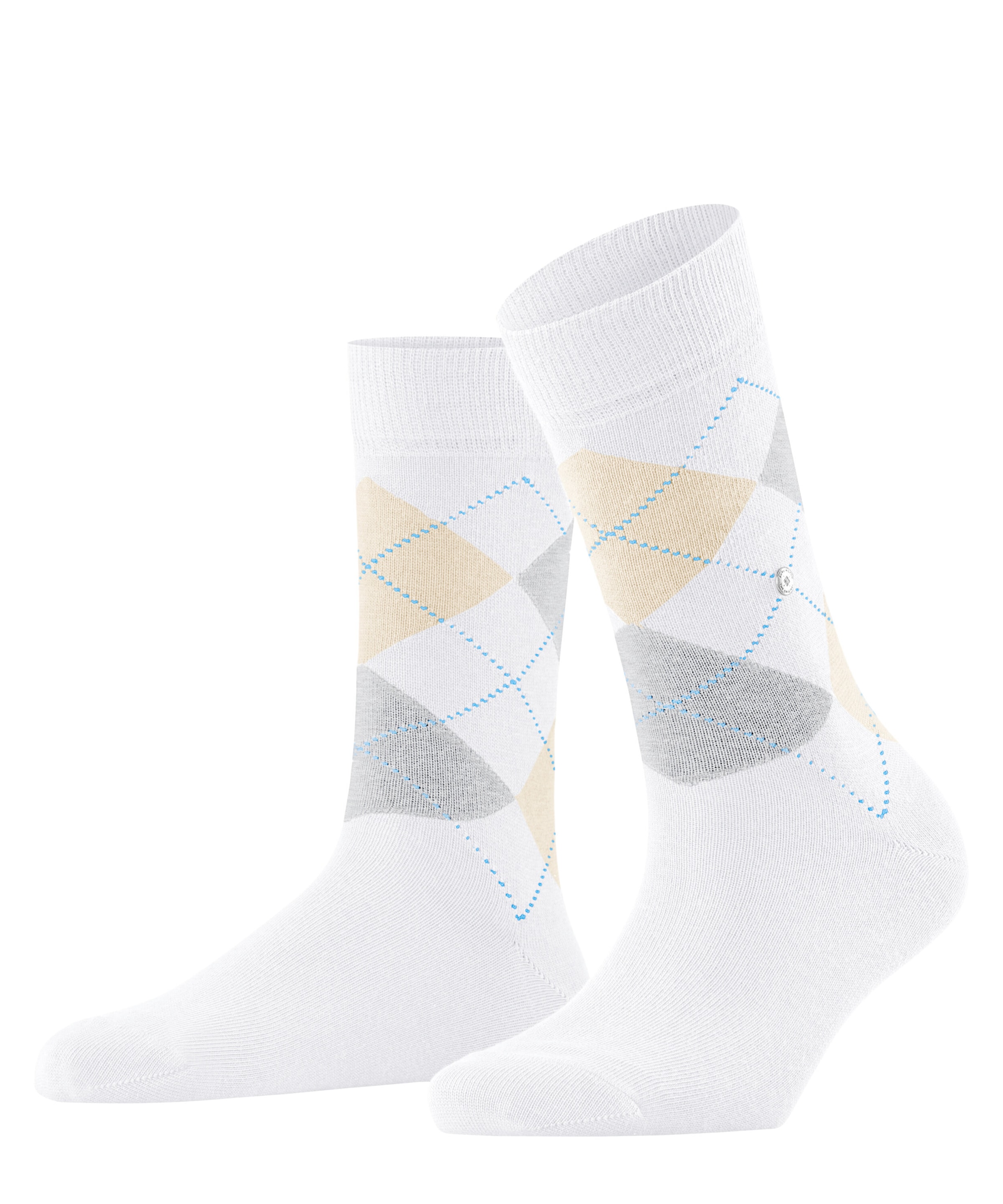 Burlington Chaussettes »Queen« taille unique 36-41, motif argyle, coton peigné