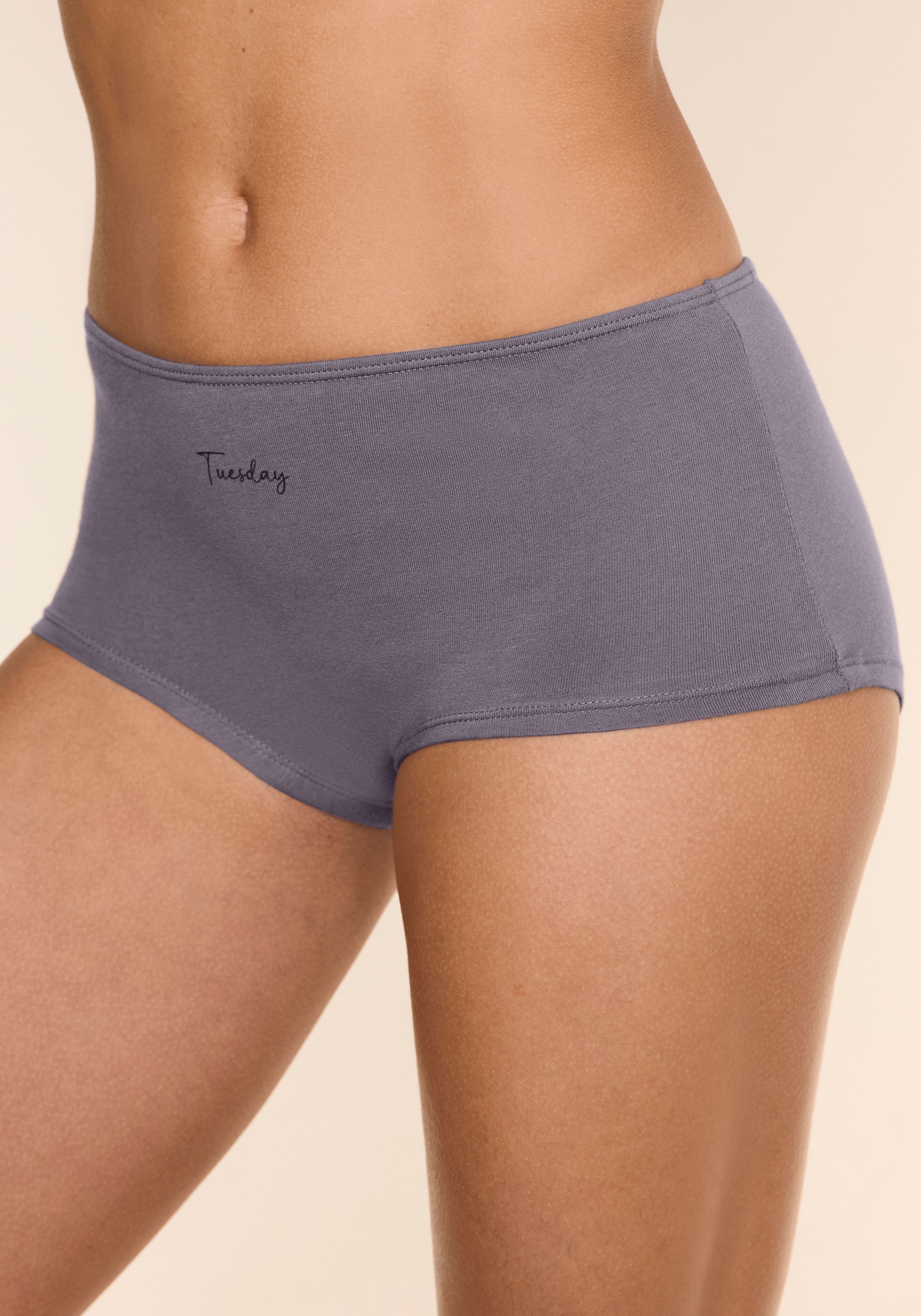 Vivance Panty Paquet, 7er-Pack, 7 cuis Angenehm elastische Baumwollqualität