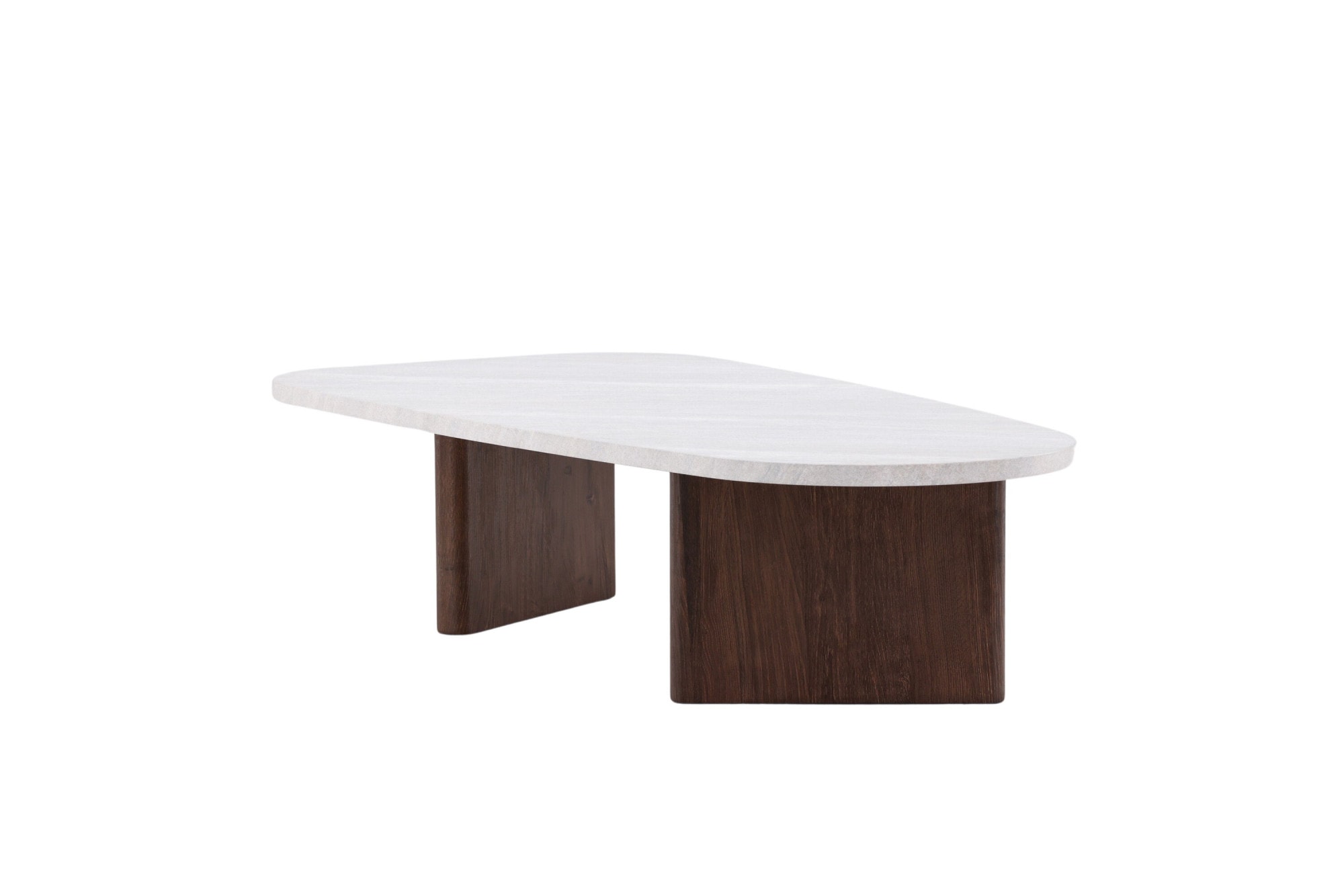 Venture Home Table basse table basse, MDF, ovale, plate, généreuse, moderne