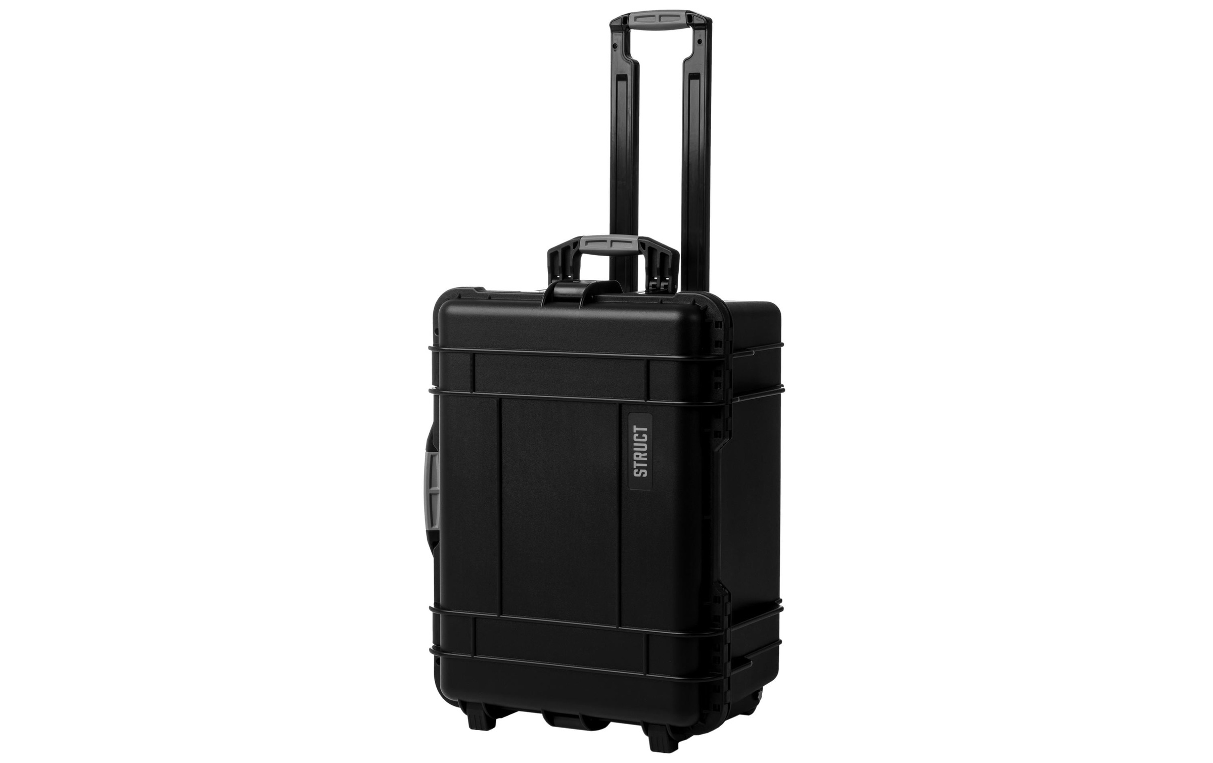 Image of STRUCT Koffer "57.2 l, Schwarz" 57,2 l 2 Rollen Wasserschutz bis (m) 1, Wasserschutz bis (min.) 30