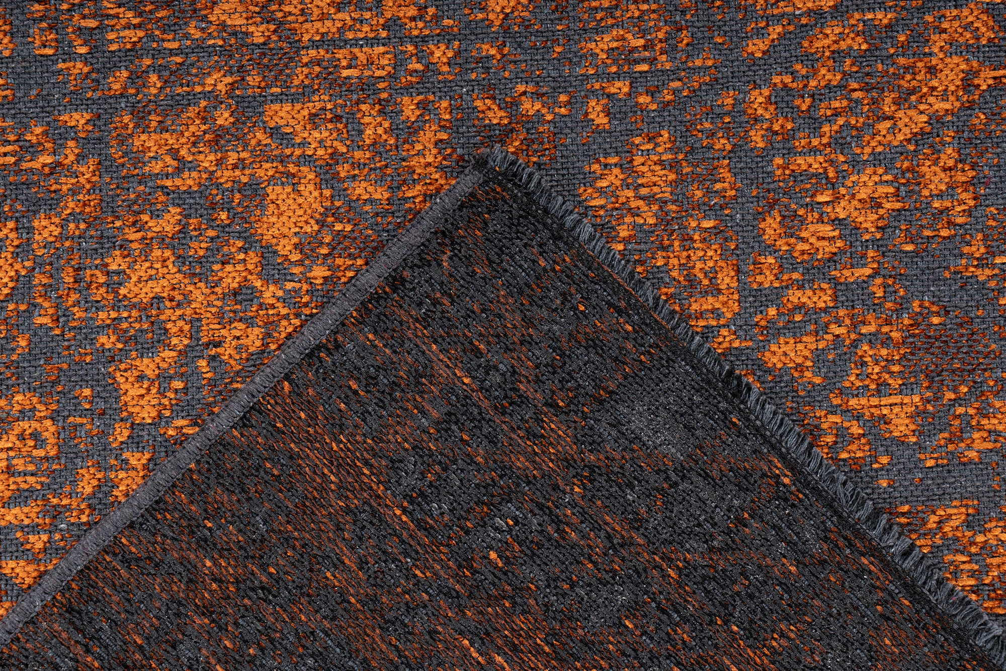 Kayoom Tapis »Kalea 225« Rectangulaire 8 mm Höhe Flachgewebeteppich mit Relief-Design, Used-Look, moderne Farben