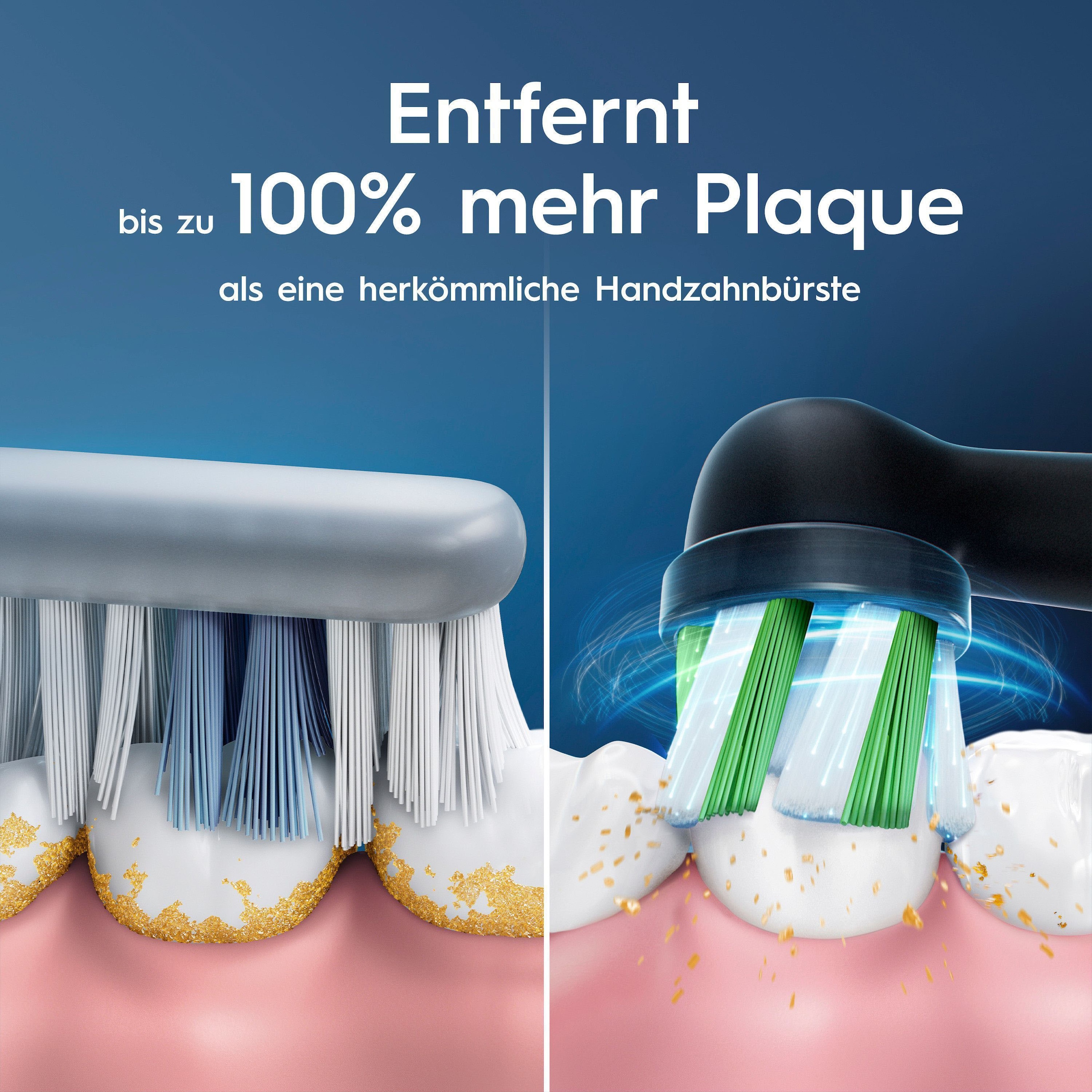 Oral-B »PRO Series 1 Doppelpack« 2 cuis Aufsteckbürsten capteur de pression
