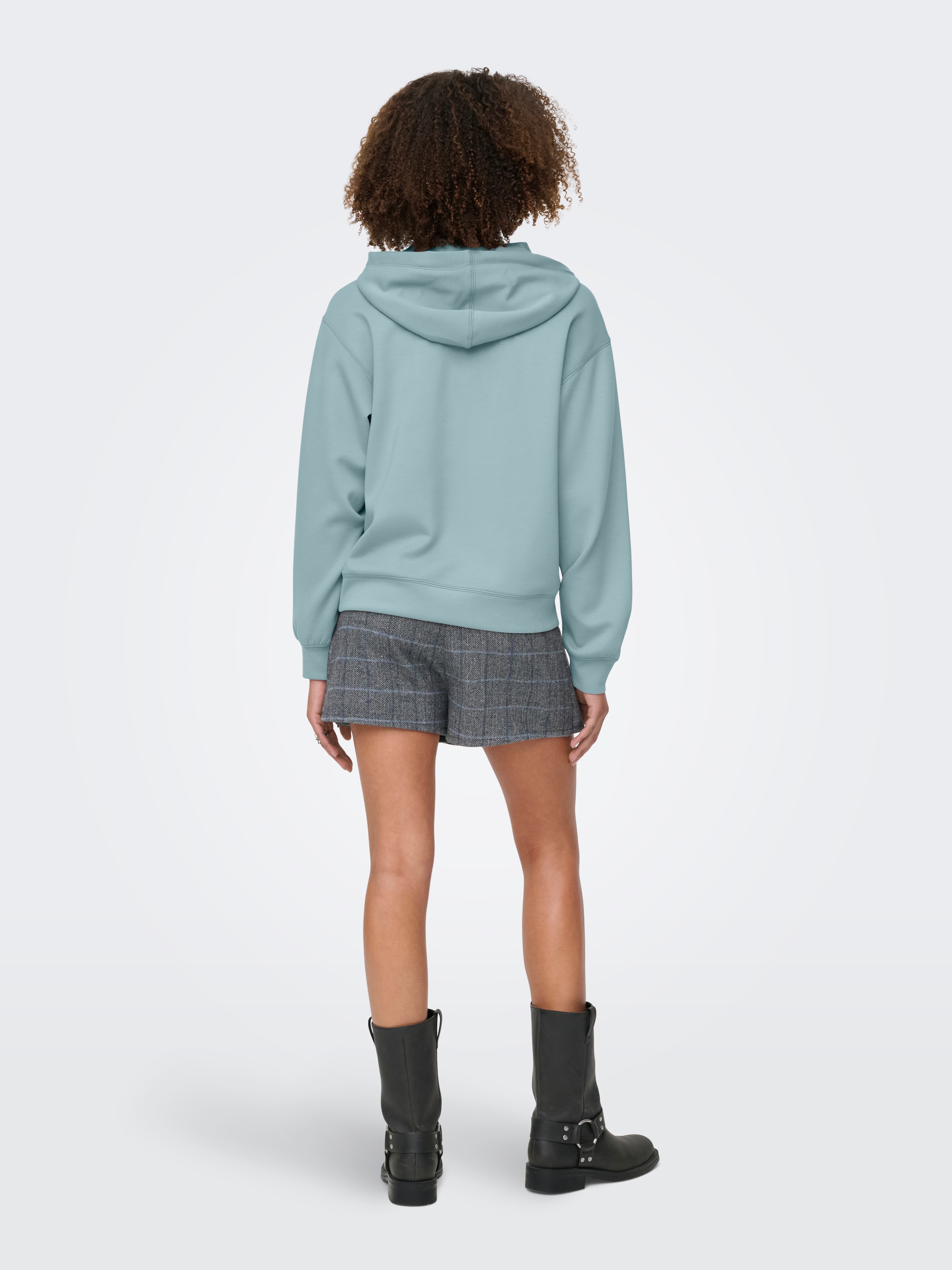 ONLY Kapuzensweatshirt »ONLALINA LIFE L/S PRINT HOOD SWT«
