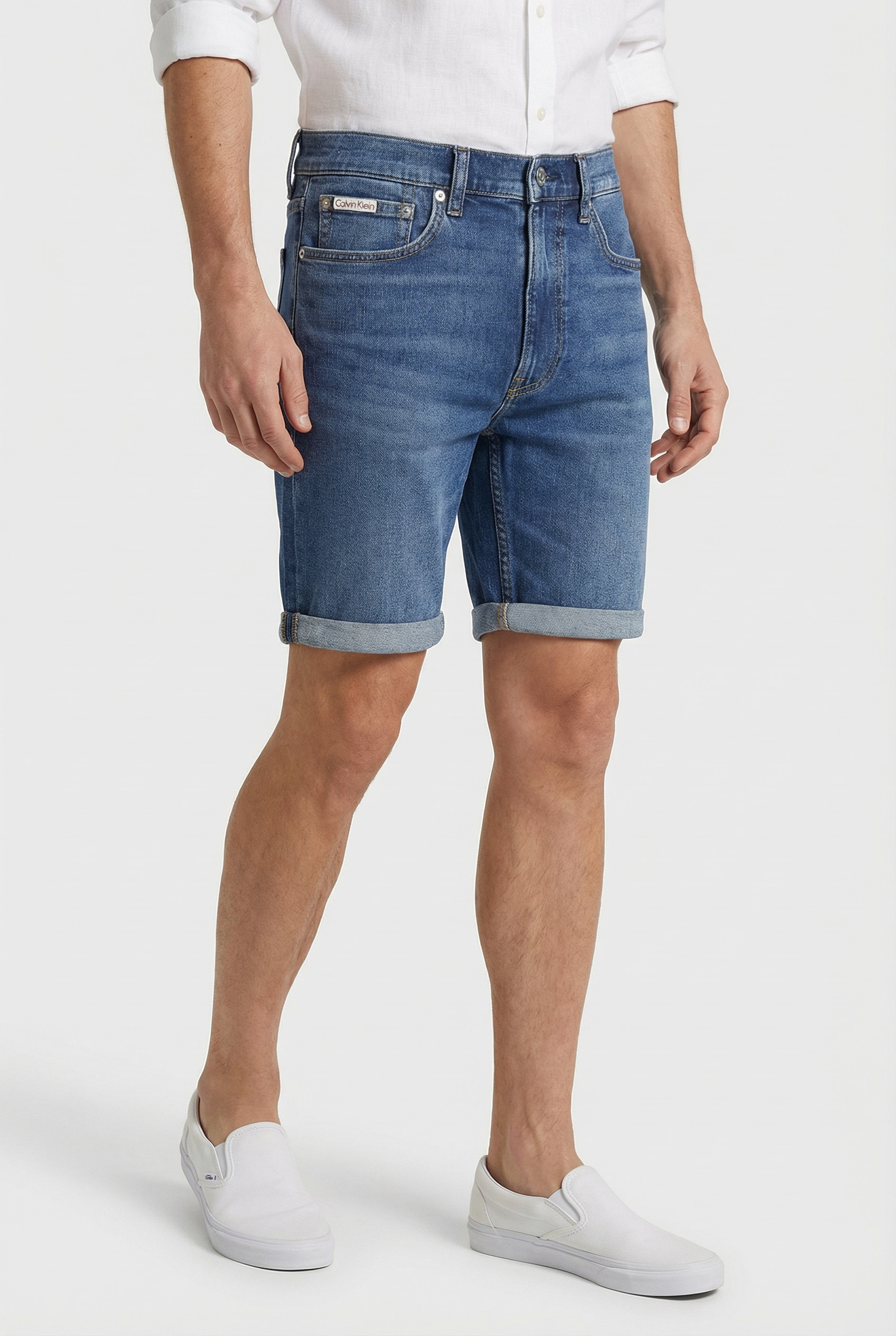 Image of Calvin Klein Jeans Shorts "SLIM SHORT" Slim fit Passform mit praktischen Taschen