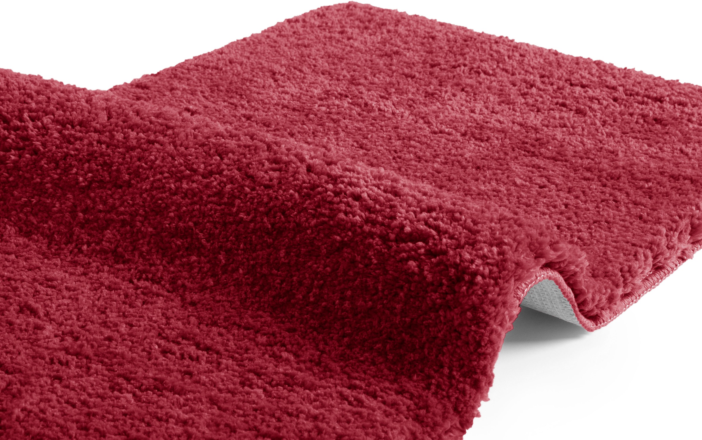 my home Badematte »Sanremo, Badvorleger, Badezimmer Teppich, sehr weich«, rutschhemmend beschichtet, fussbodenheizungsgeeignet-schnell trocknend, Badteppich, unifarben, rechteckig, rund & als 3-tlg. Set erhältlich
