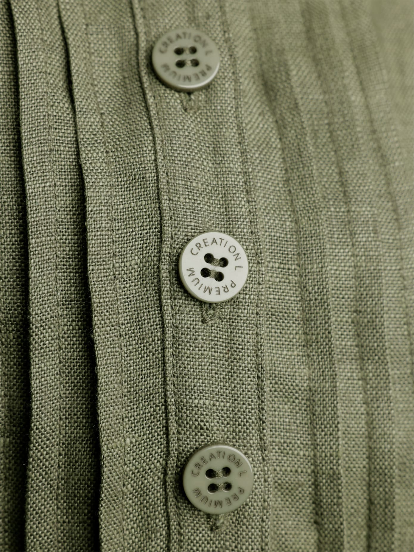 CREATION L PREMIUM Sommerkleid »Leinen-Kleid« Eingrifftaschen