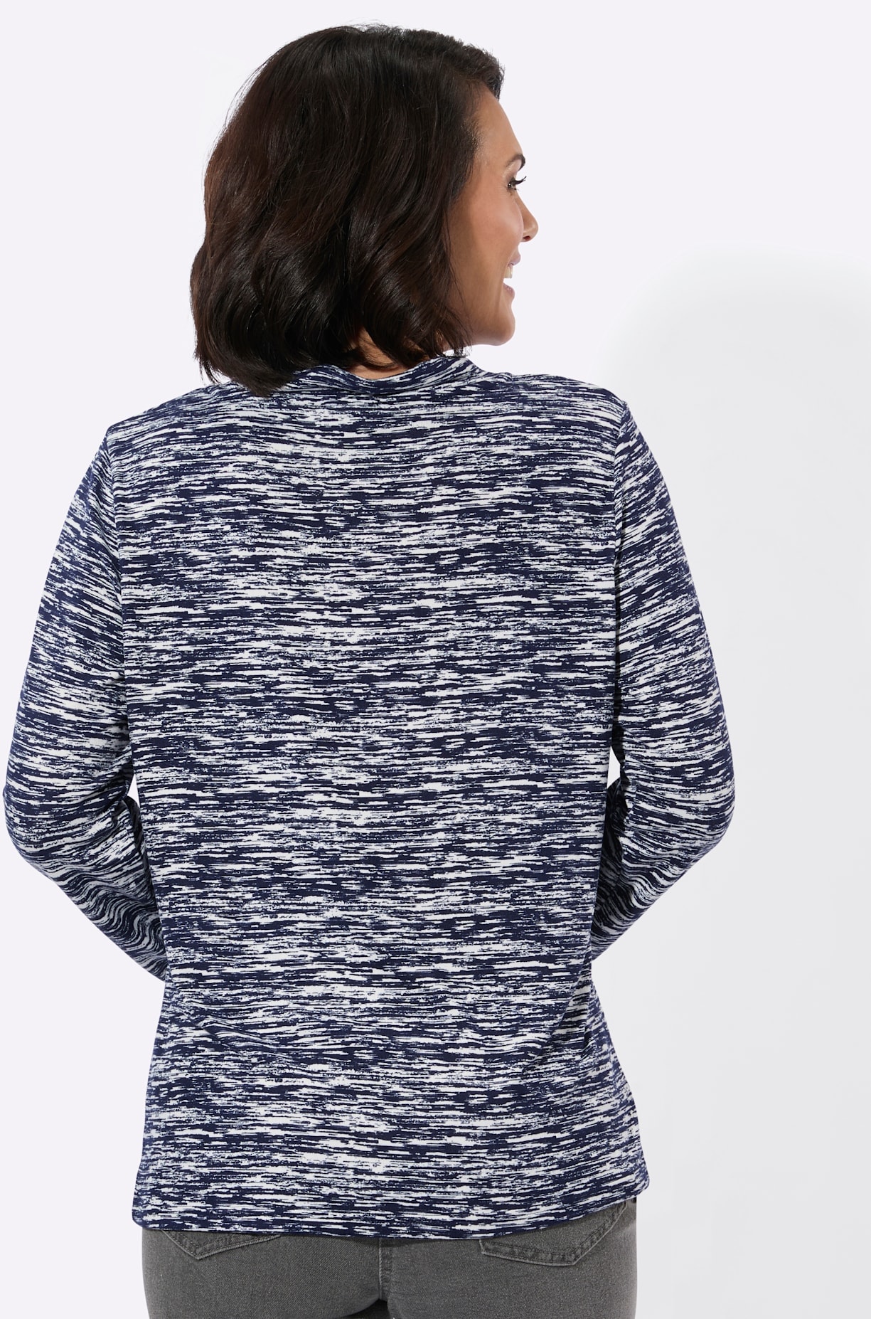 Casual Looks Stehkragenshirt »Winter-Shirt« 1