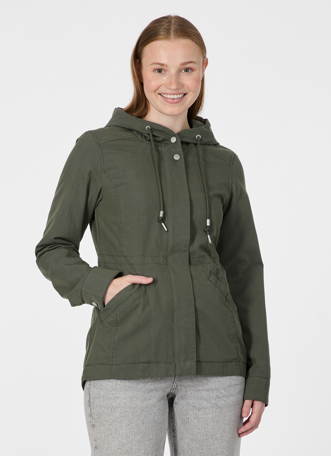 Image of Ragwear Parka "DANKIRA" mit Kapuze Mit Kordelzug zum Taillieren