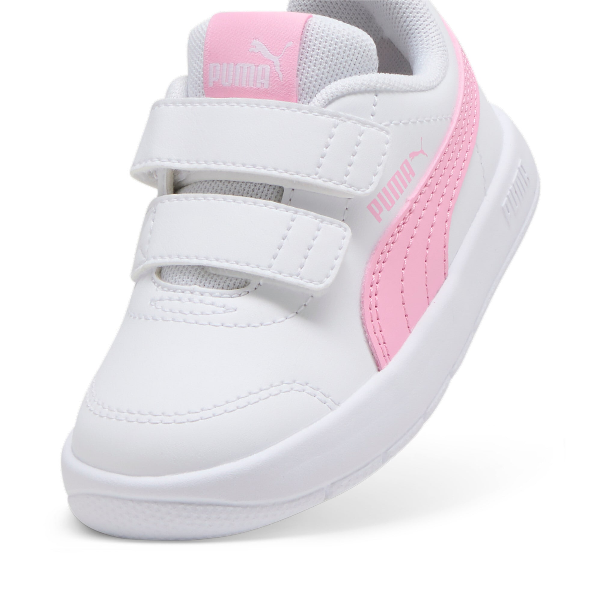 PUMA Sneaker »COURTFLEX V3 V INF«  für sportliche Aktivitäten, mit Textil-Innenmaterial, knöchelhoch