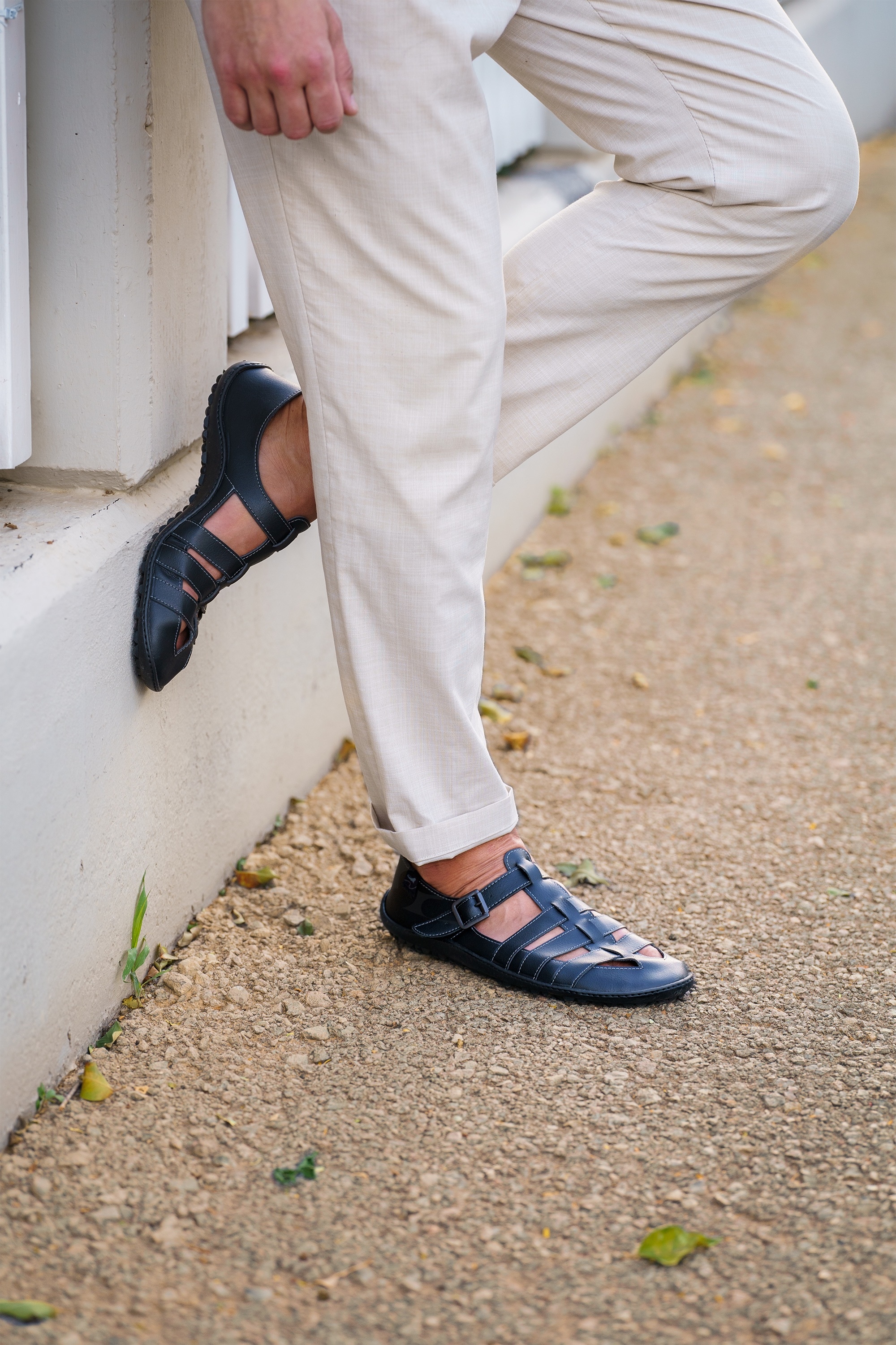 Leguano Barfussschuh »JARO«, Sandale, Bequemschuh, Sommerschuh mit Schnallenverschluss