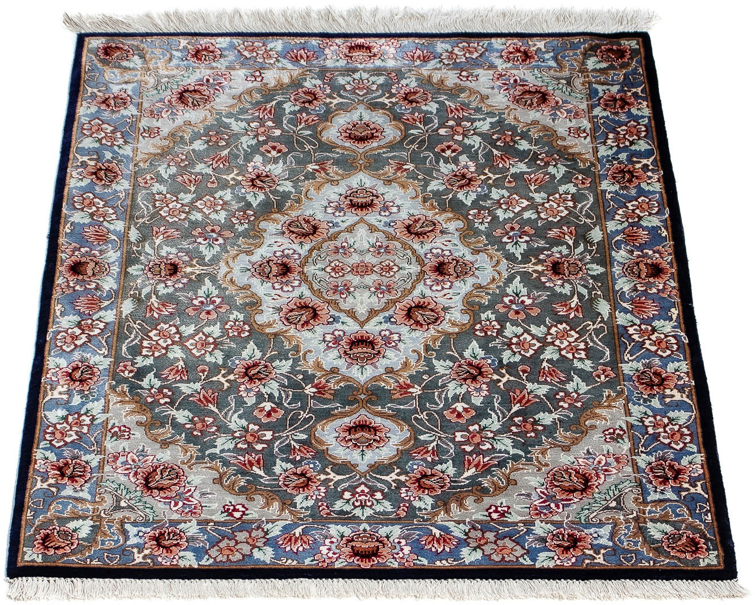 Image of morgenland Orientteppich »Perser - Ghom - 77 x 56 cm - mehrfarbig«, rechteckig, 10 mm Höhe, Wohnzimmer, Handgeknüpft, Einzelstück mit Zertifikat bei Ackermann Versand Schweiz