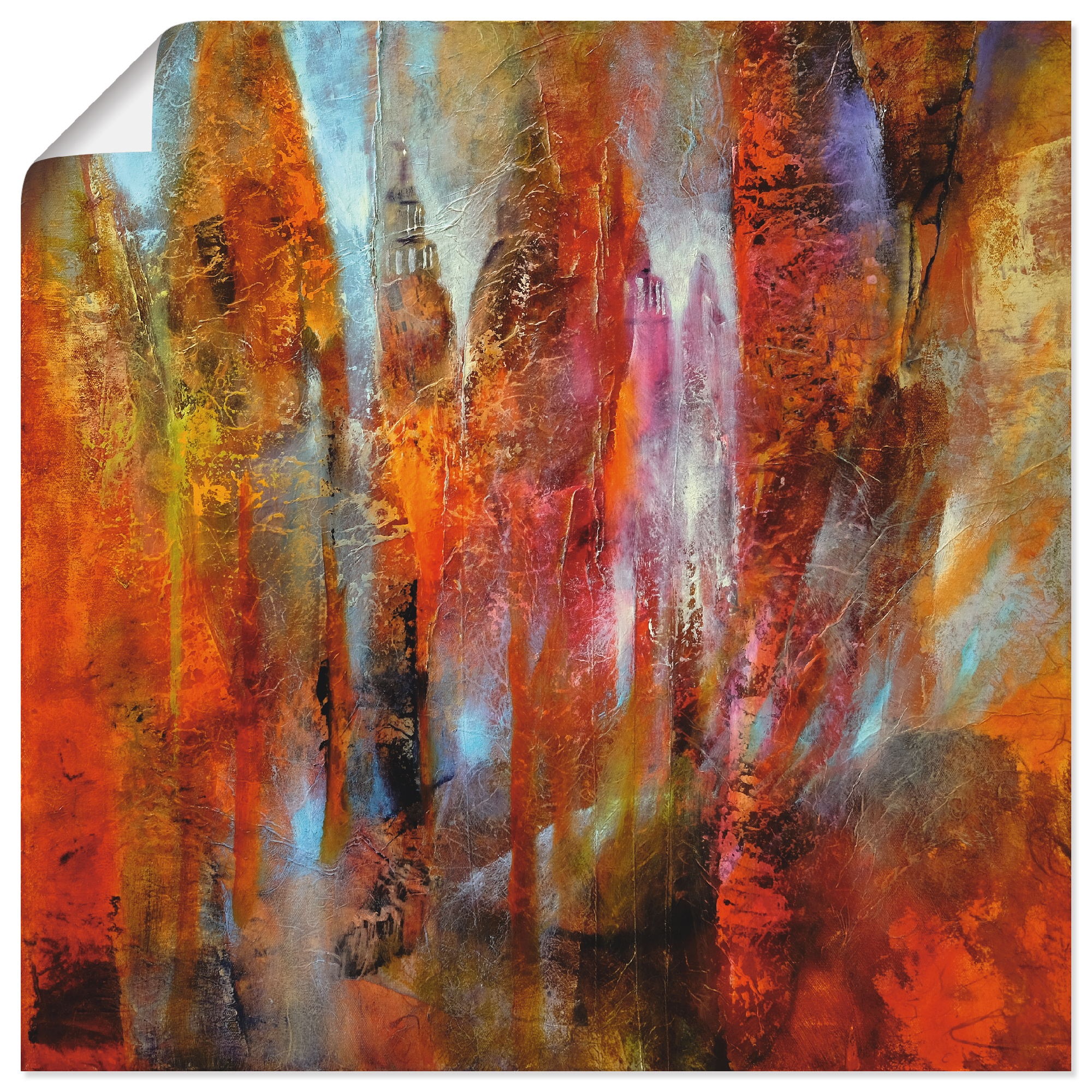 Image of Artland Wandbild »Frühling in der Schlossallee«, Gebäude, (1 St.), in vielen Grössen & Produktarten - Alubild / Outdoorbild für den Aussenbereich, Leinwandbild, Poster, Wandaufkleber / Wandtattoo auch für Badezimmer geeignet bei Ackermann Versand Schweiz