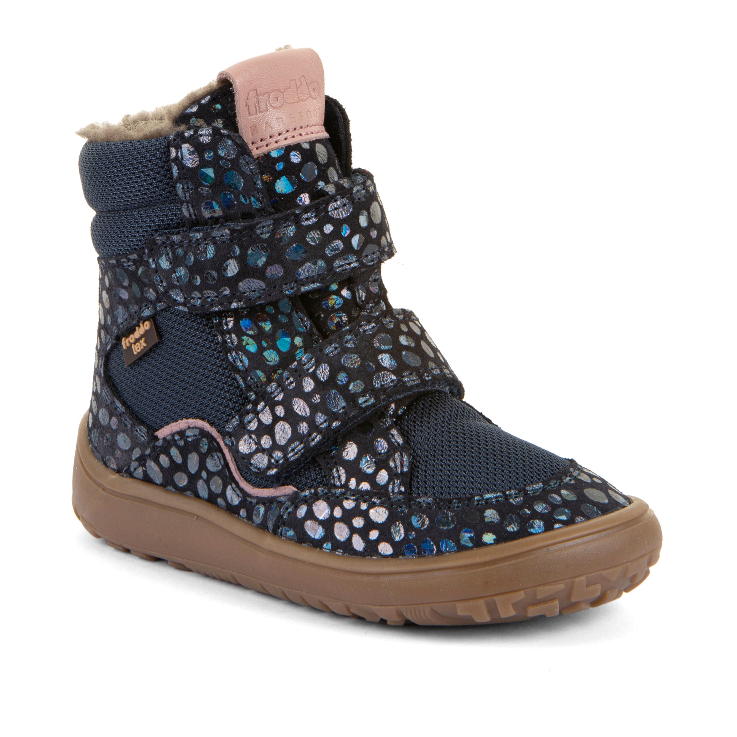 froddo® Chaussures pieds nus »BAREFOOT TEX WINTER«  chaussure à scratch, bottes d'hiver avec membrane TEX