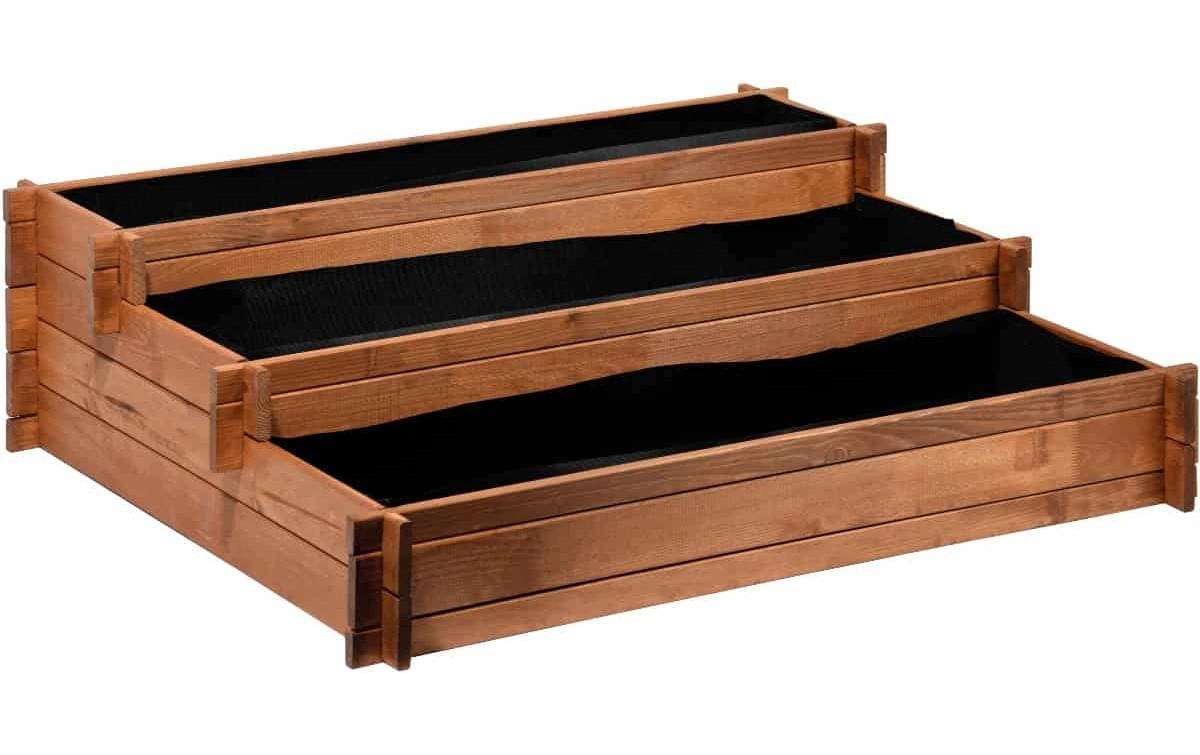 dobar Hochbeet »Etagen Peru inkl. Pflanzvlies«