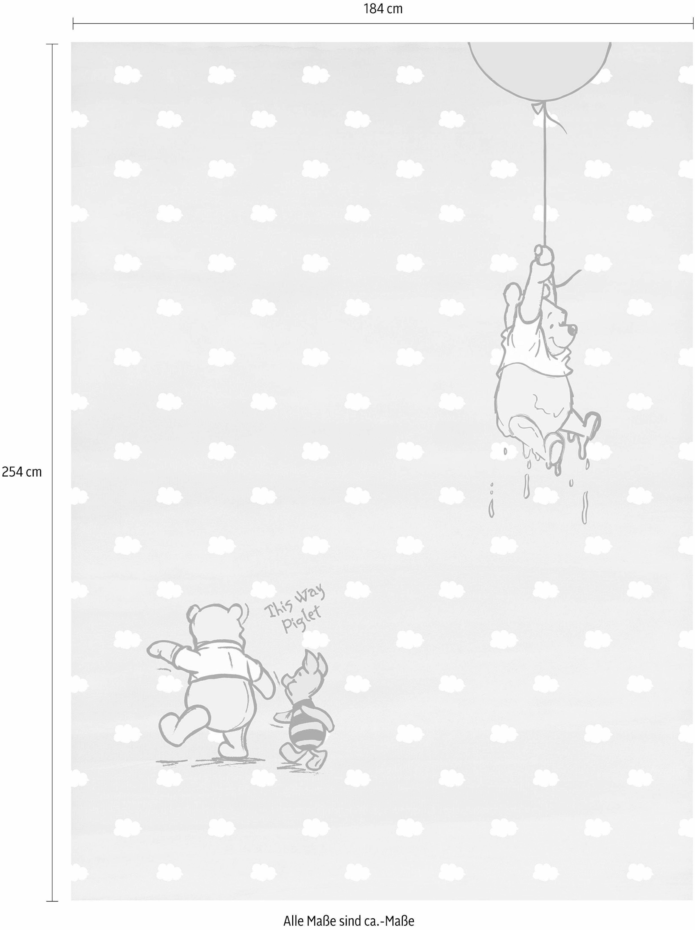 bedruckt-Comic, Fototapete lichtbeständig Komar Piglet«, ausgezeichnet kaufen Pooh »Winnie jetzt