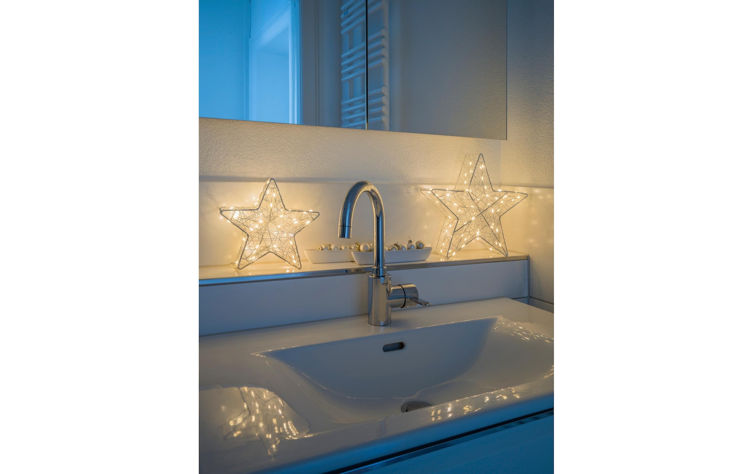 STT Lumière décorative LED »Tischdeko 3D Star Bianco S, 20«