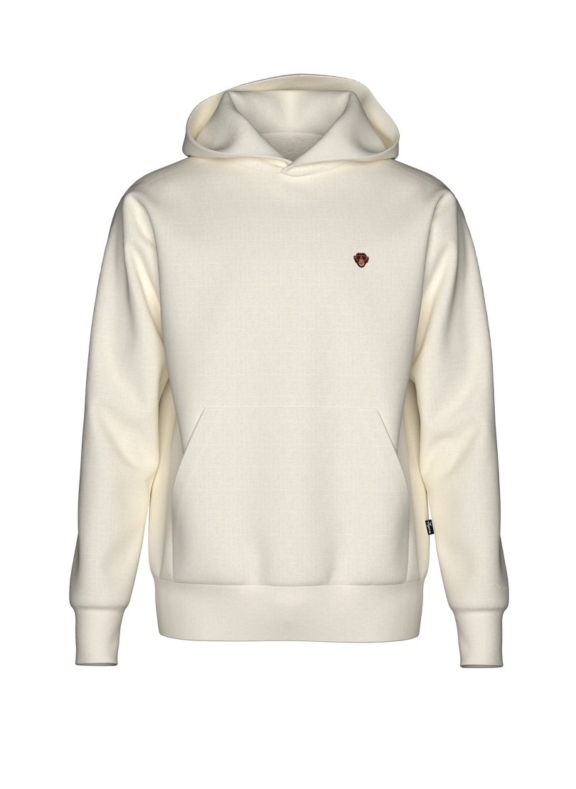 Trigema Sweatshirt »TRIGEMA Hoodie mit Affe Charly-Stickmotiv«
