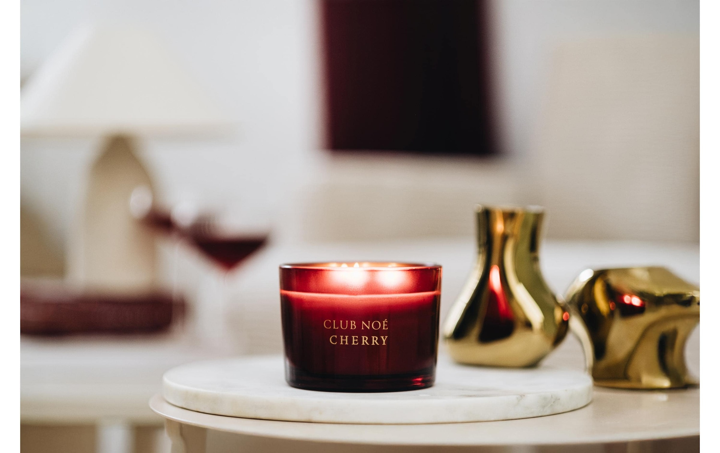   Bougie parfumée »Club Noé Cherry 350 g« Duftkerze im Glas