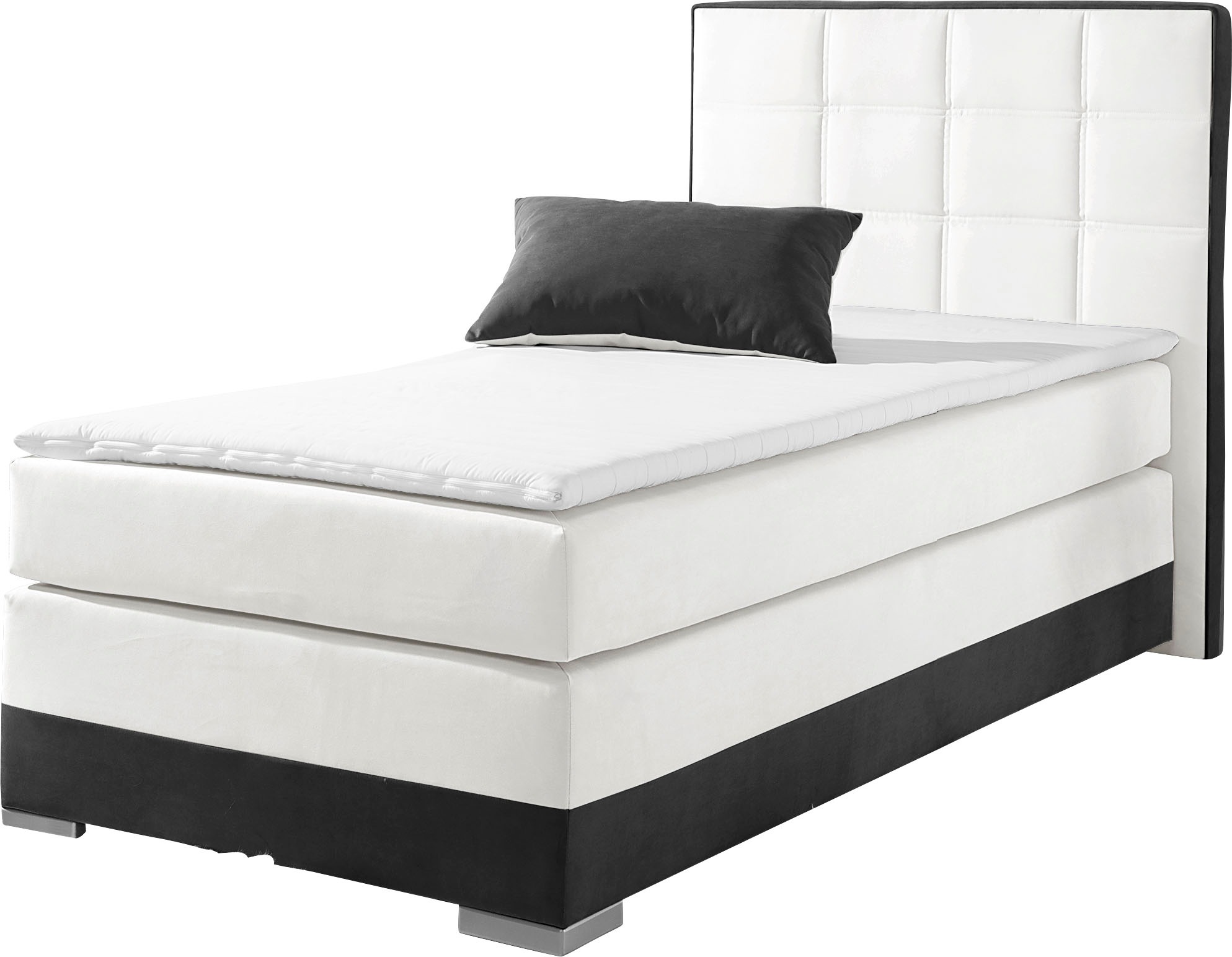 INOSIGN Boxspringbett, inklusive Topper und Wendekissen
