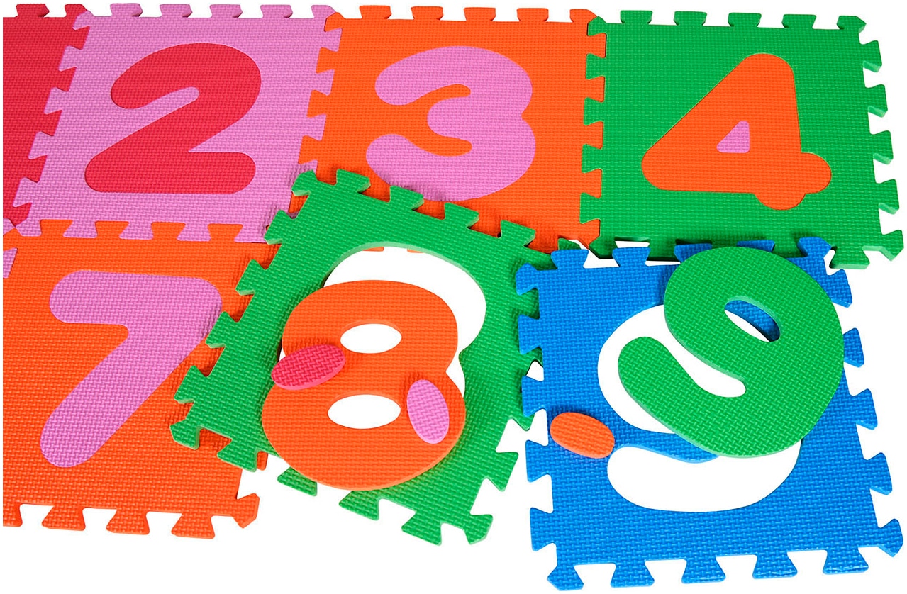 Knorrtoys® Puzzle »Zahlen«, (10 tlg.), Puzzlematte, Bodenpuzzle