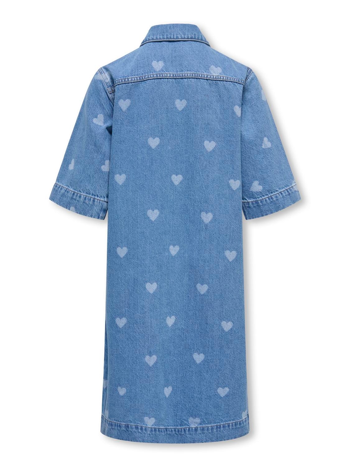 KIDS ONLY Robe en jean »KOGLOVA SS HEART DNM DRESS«