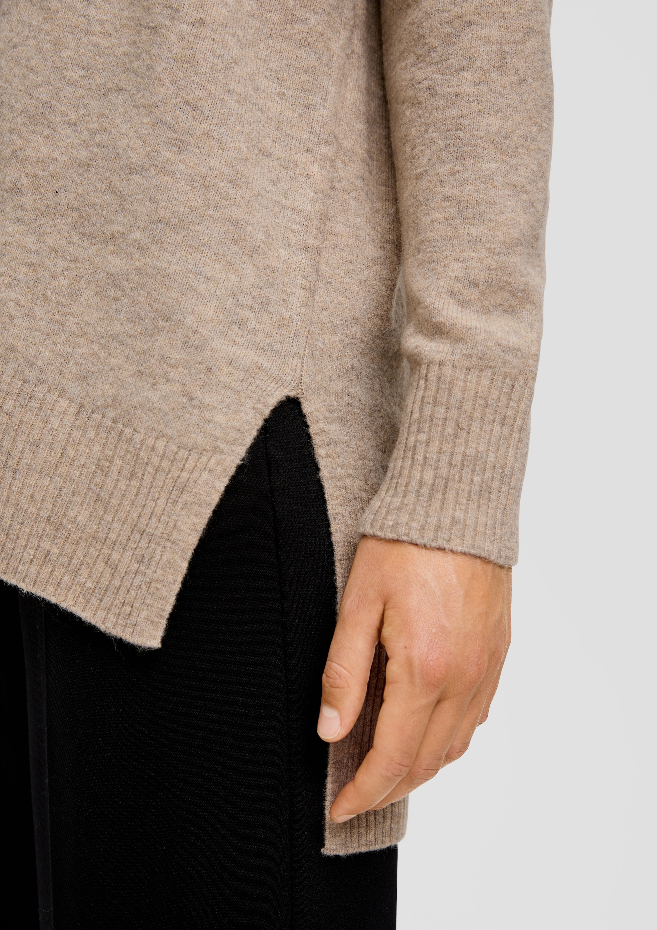 s.Oliver Longpullover, mit asymmetrischer Schnittlänge