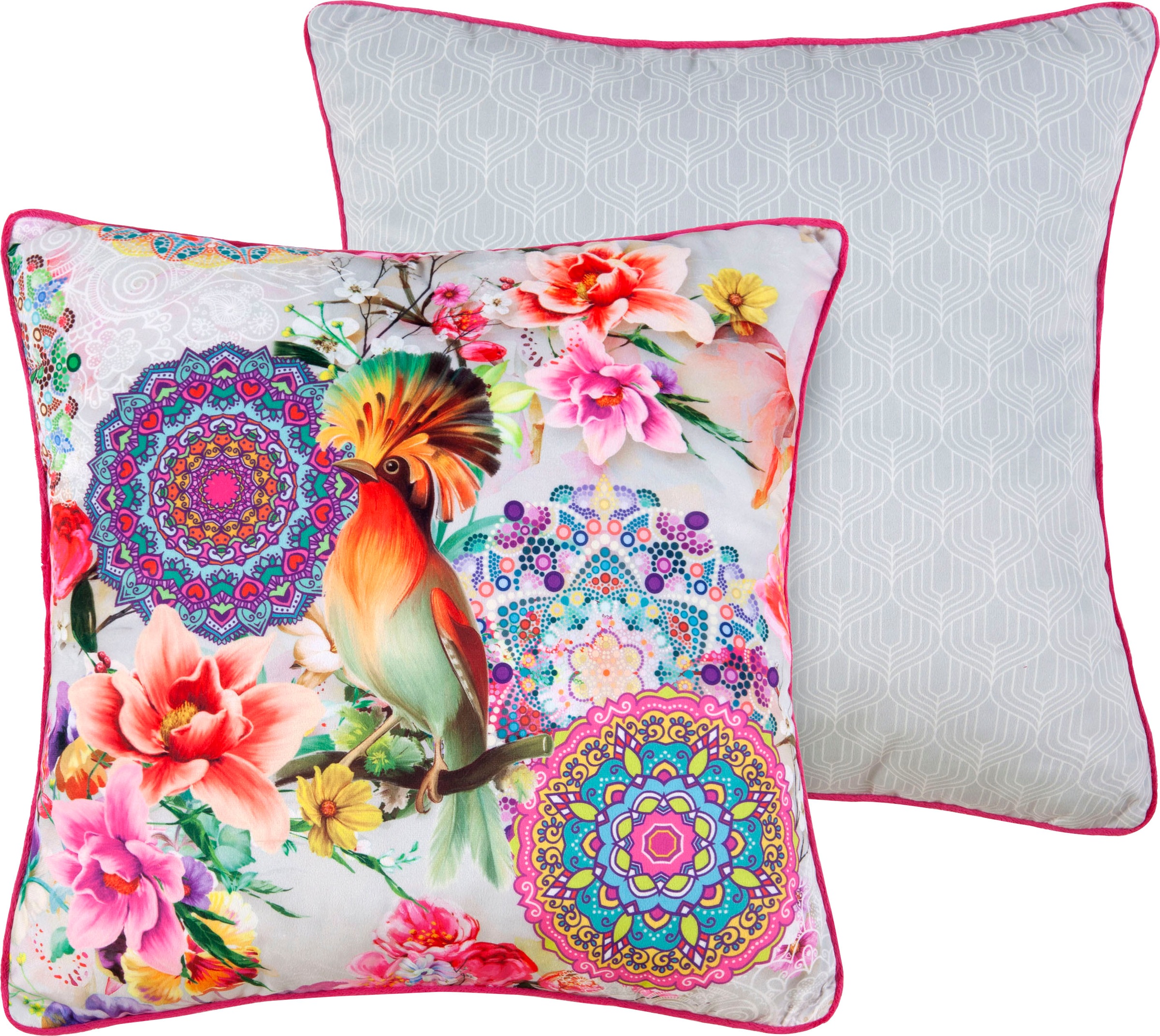 Image of hip Dekokissen »Bindi«, (1 St., 1 48x48 cm Dekokissen - Mit biese), Mandala bei Ackermann Versand Schweiz