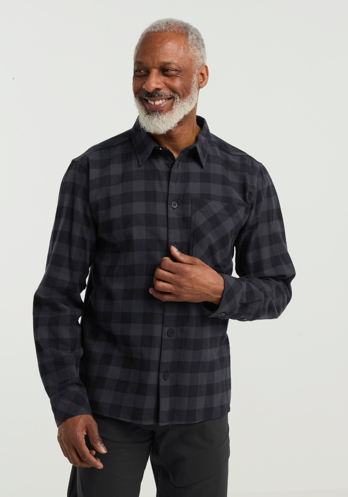 Image of Jack Wolfskin Flanellhemd "LITE FLANNEL SHIRT M" Flanellhemd, weich, atmungsaktiv