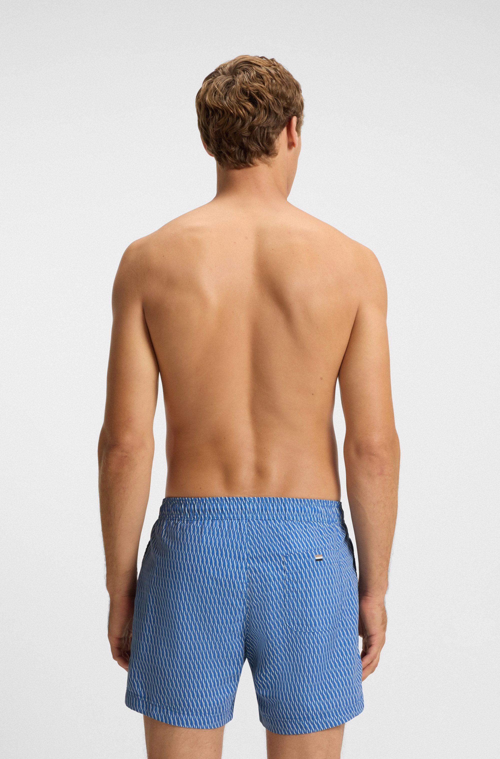BOSS Short de bain »Vibe« mit Allover-Druck