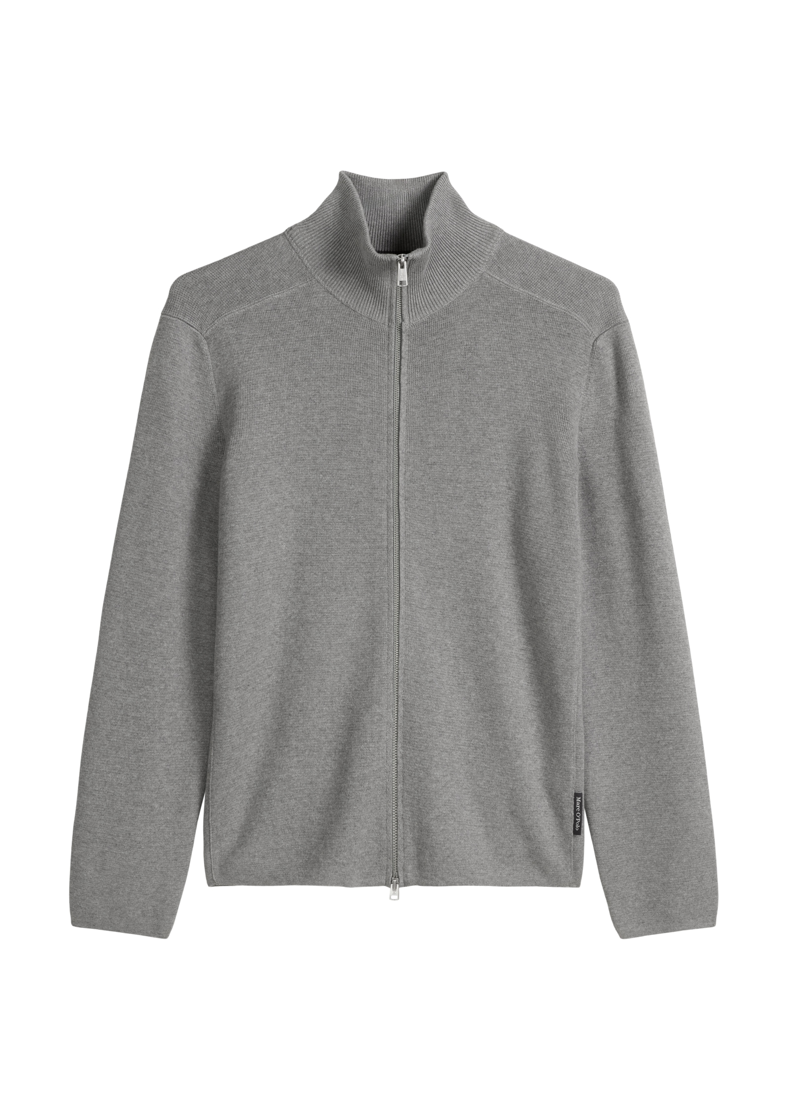 Marc O'Polo Strickjacke »regular fit aus reiner Bio-Baumwolle« 2-Wege-Reissverschluss