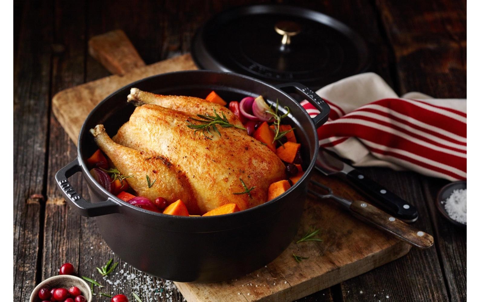 STAUB Rôtissoire »Cocotte 22 cm, 2,6 l« Fer | Fonte